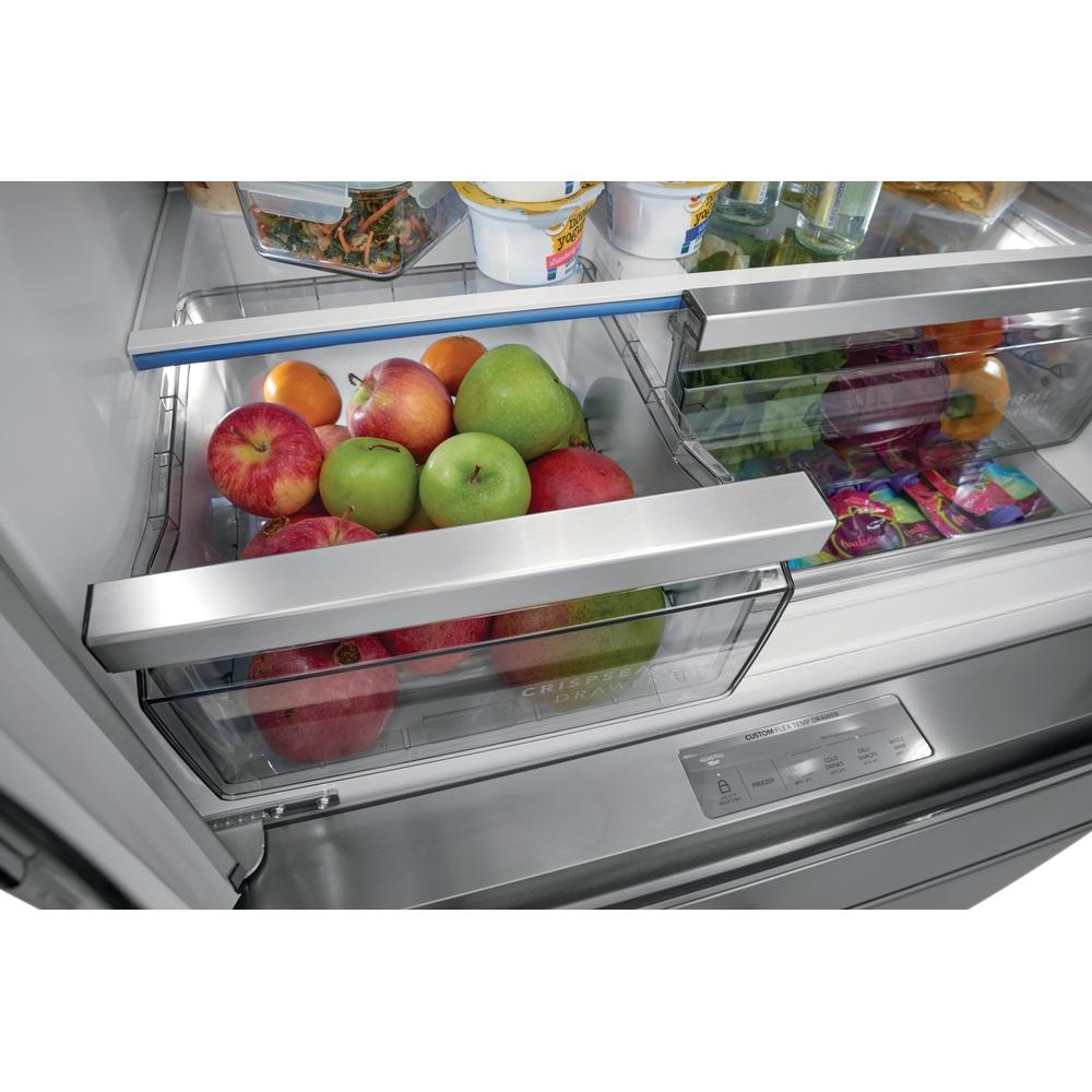  Frigidaire Professional 36-inch, 21.8 cu.ft. Counter-Depth French 4-Door Refrigerator with External Water and Ice System PRMC2285AF IMAGE 11