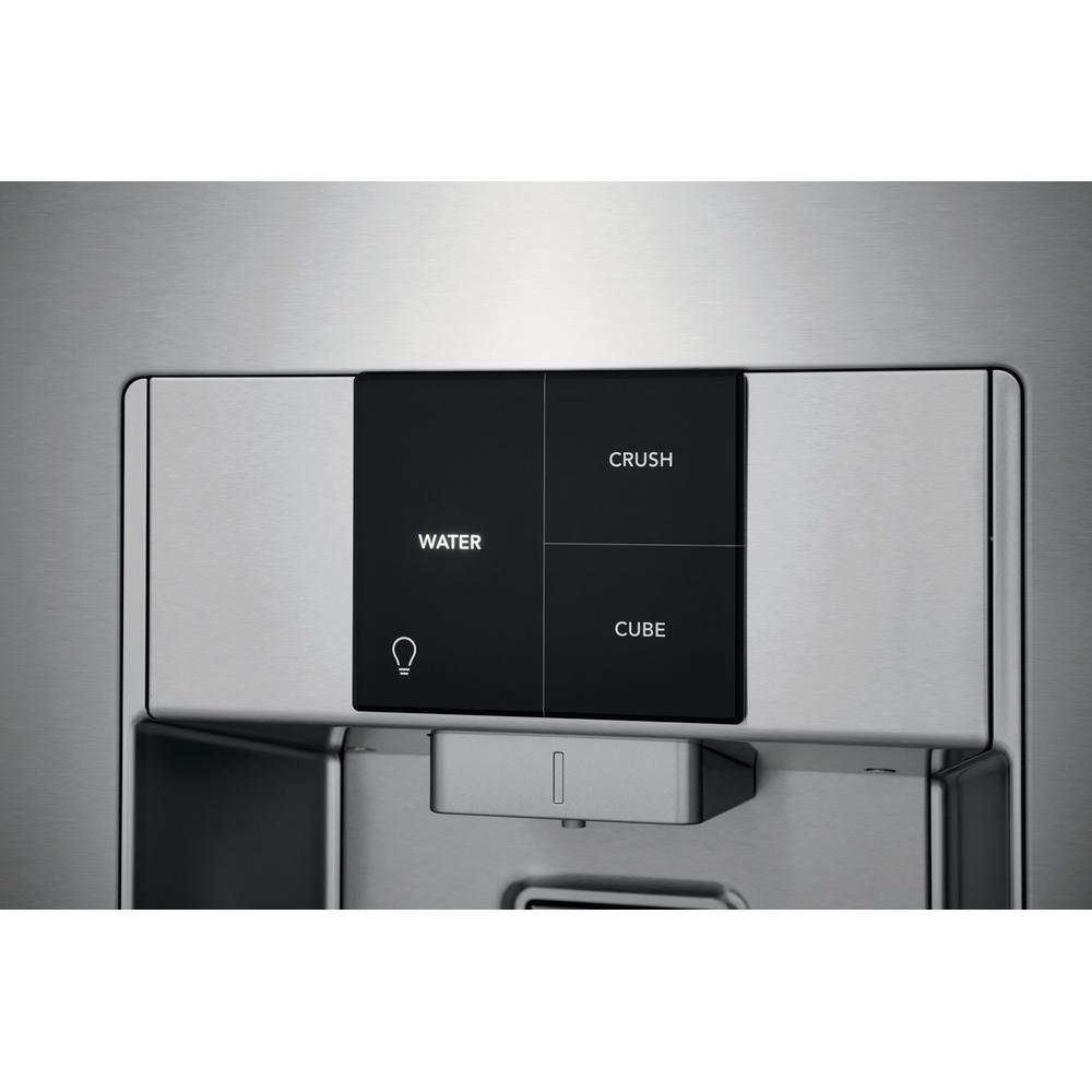  Frigidaire Professional 36-inch, 21.8 cu.ft. Counter-Depth French 4-Door Refrigerator with External Water and Ice System PRMC2285AF IMAGE 4