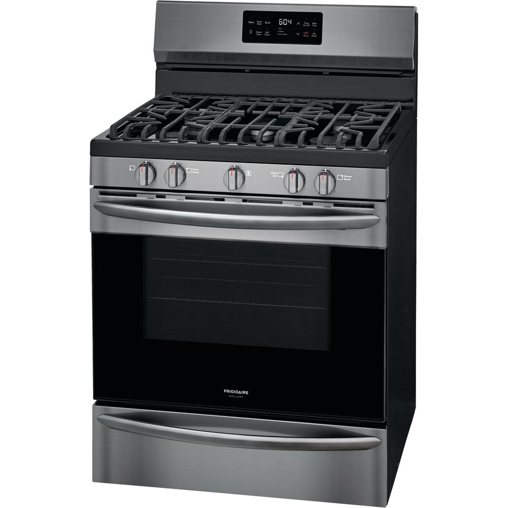  Frigidaire Gallery 30-inch Freestanding Gas Range with 5 Sealed Burners GCRG3038AD IMAGE 3