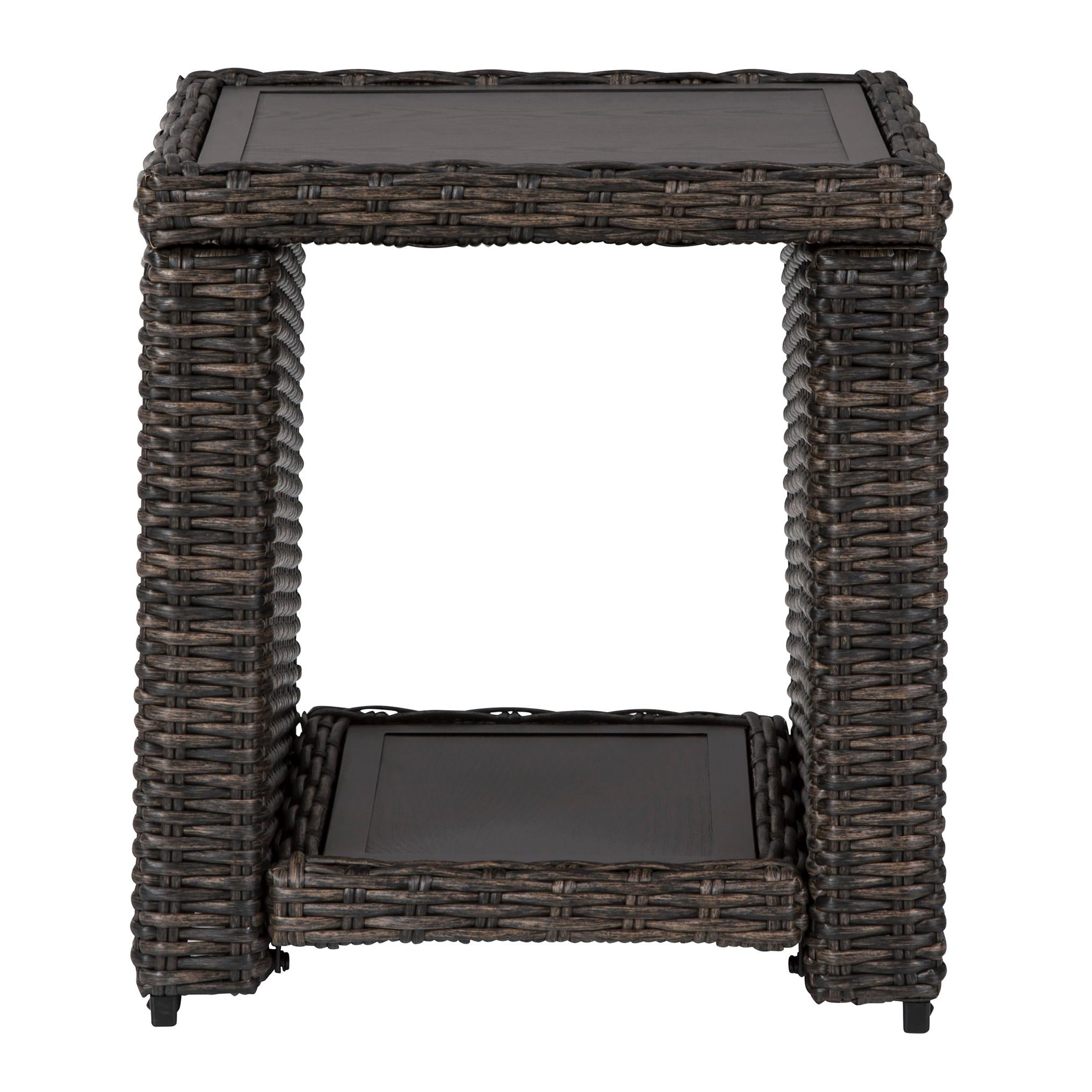  Signature Design by Ashley Grasson Lane P783-702 Square End Table IMAGE 2