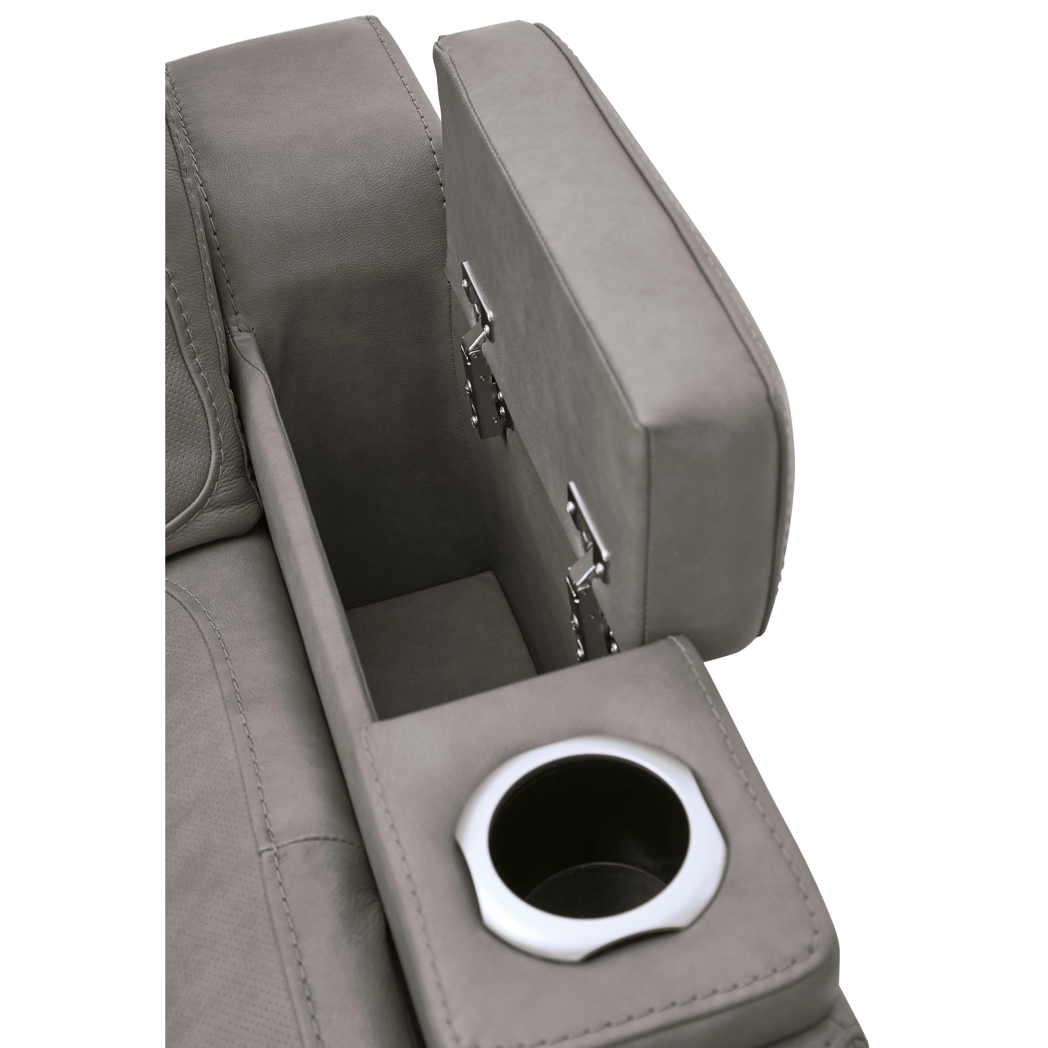  Signature Design by Ashley The Man-Den U8530513 Power Recliner with Adjustable Headrest IMAGE 7