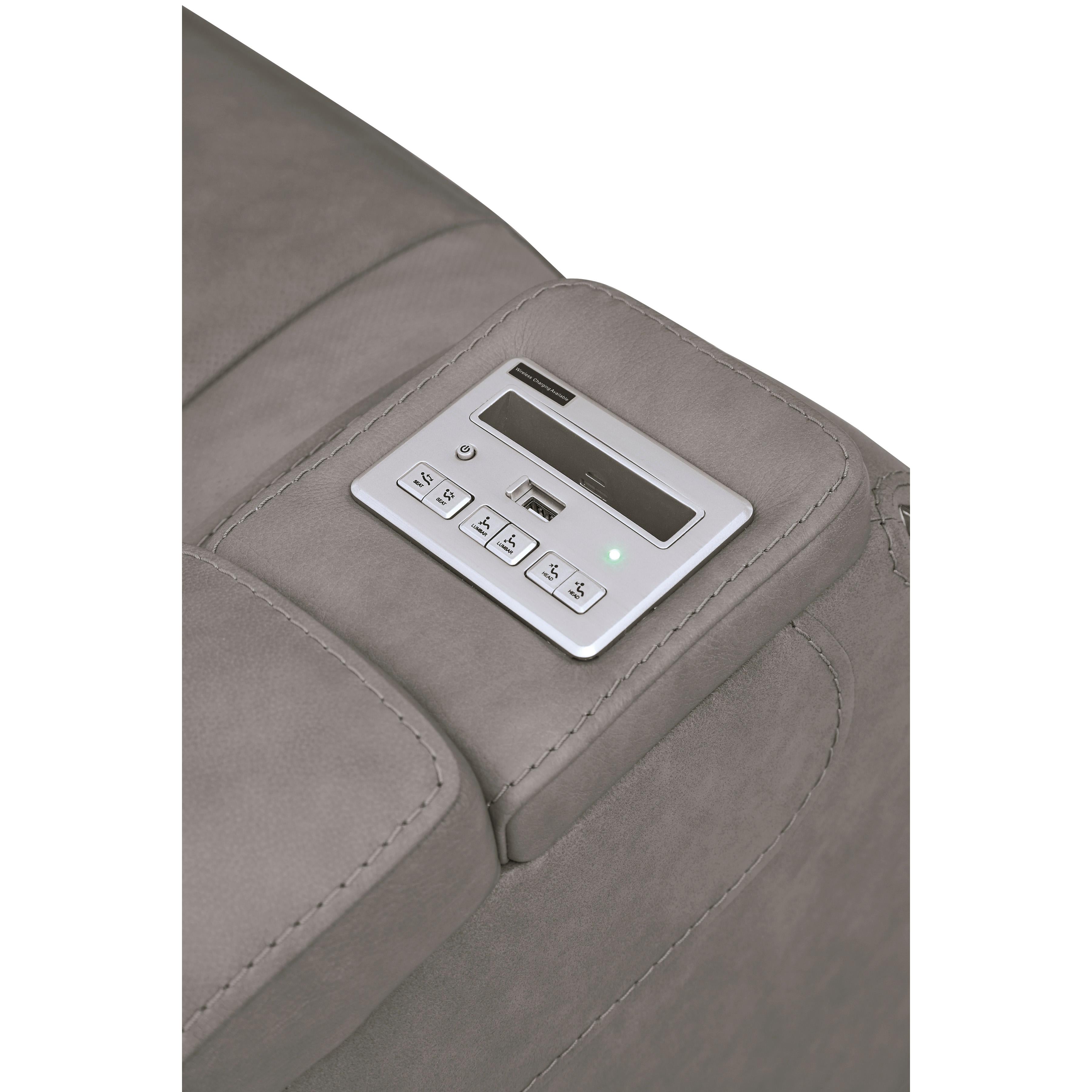  Signature Design by Ashley The Man-Den U8530513 Power Recliner with Adjustable Headrest IMAGE 8