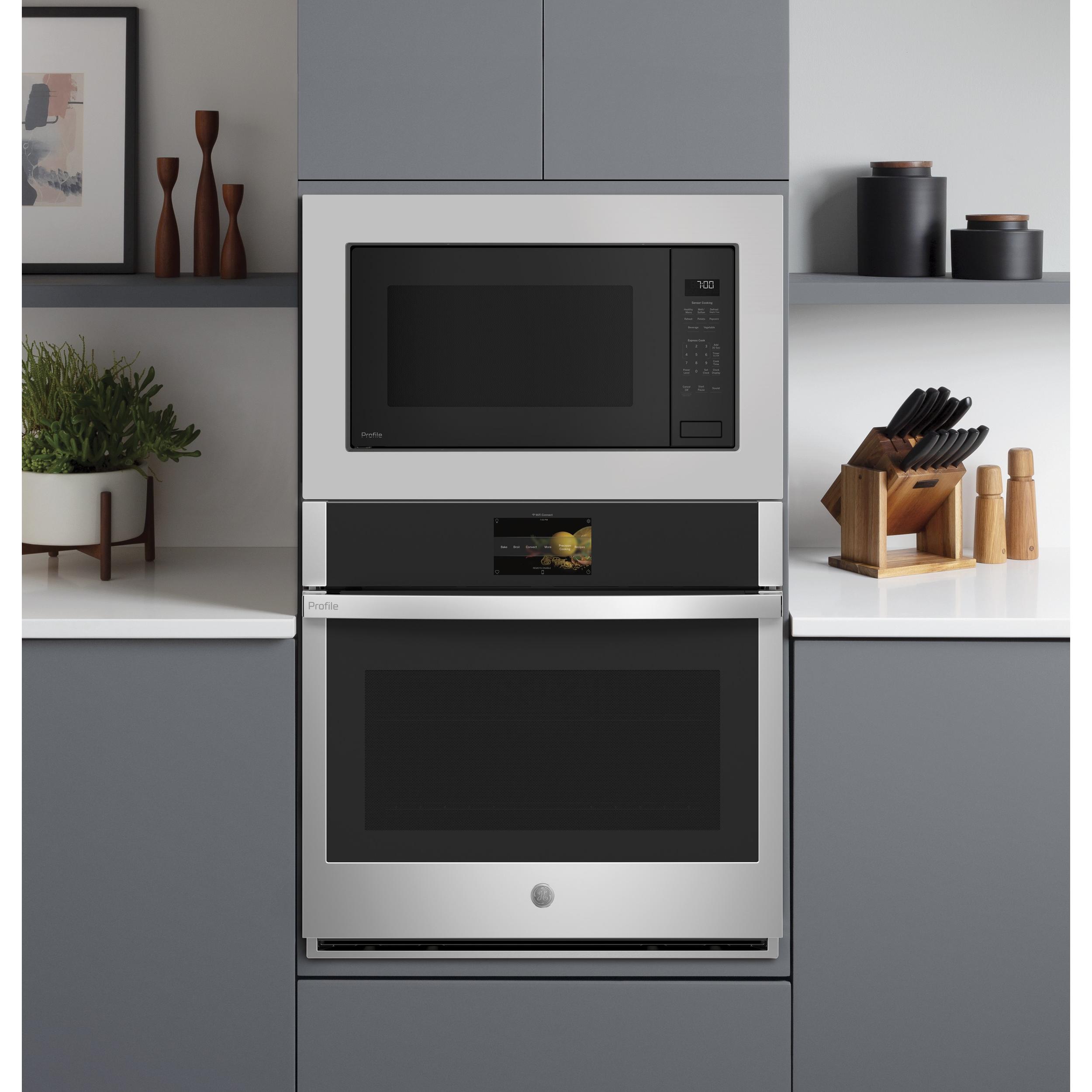  GE Profile 30-inch, 5 cu. ft.  Built-in Single Wall Oven with Convection PTS9000SNSS IMAGE 12