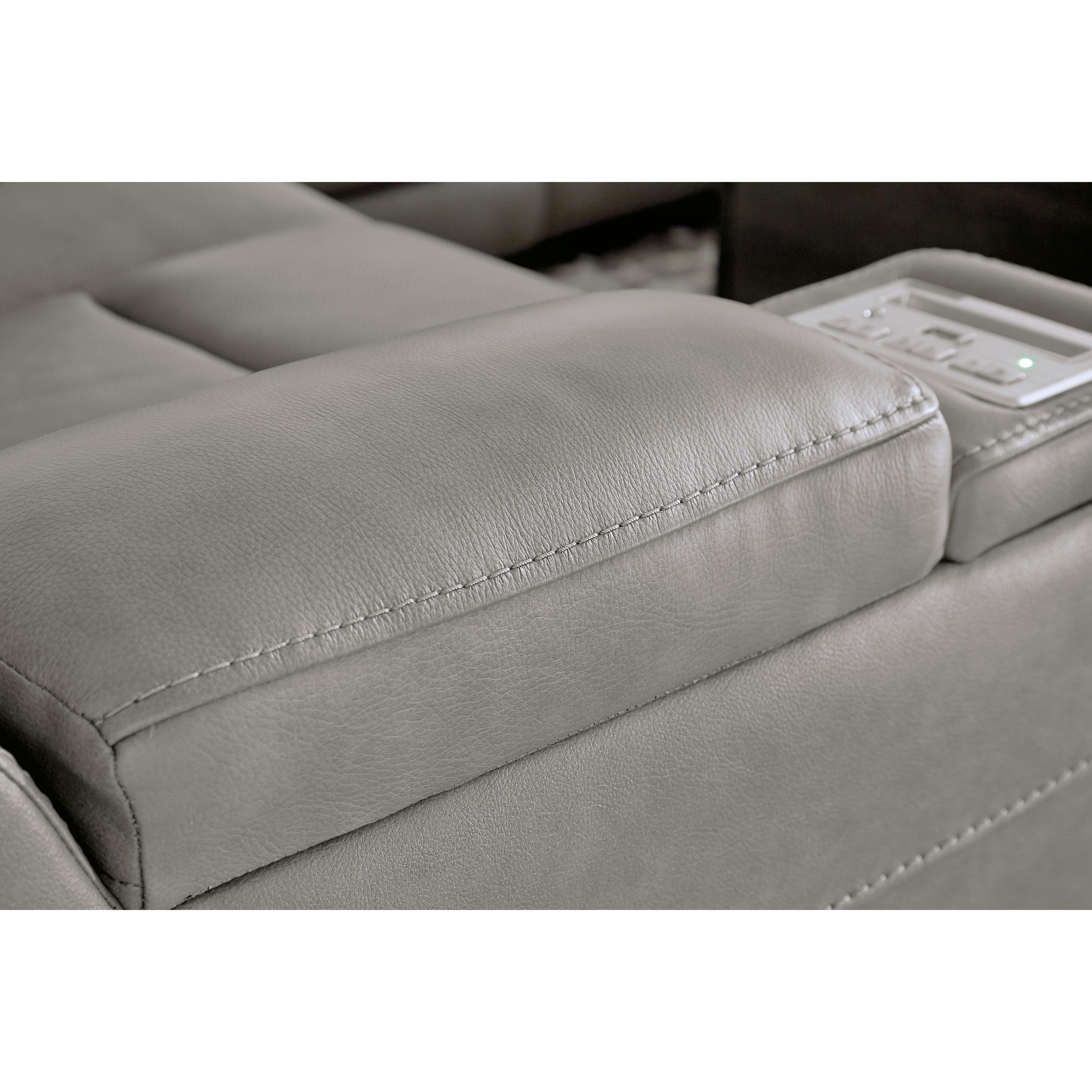  Signature Design by Ashley The Man-Den U8530515 Power Reclining Sofa with Adjustable Headrest IMAGE 12