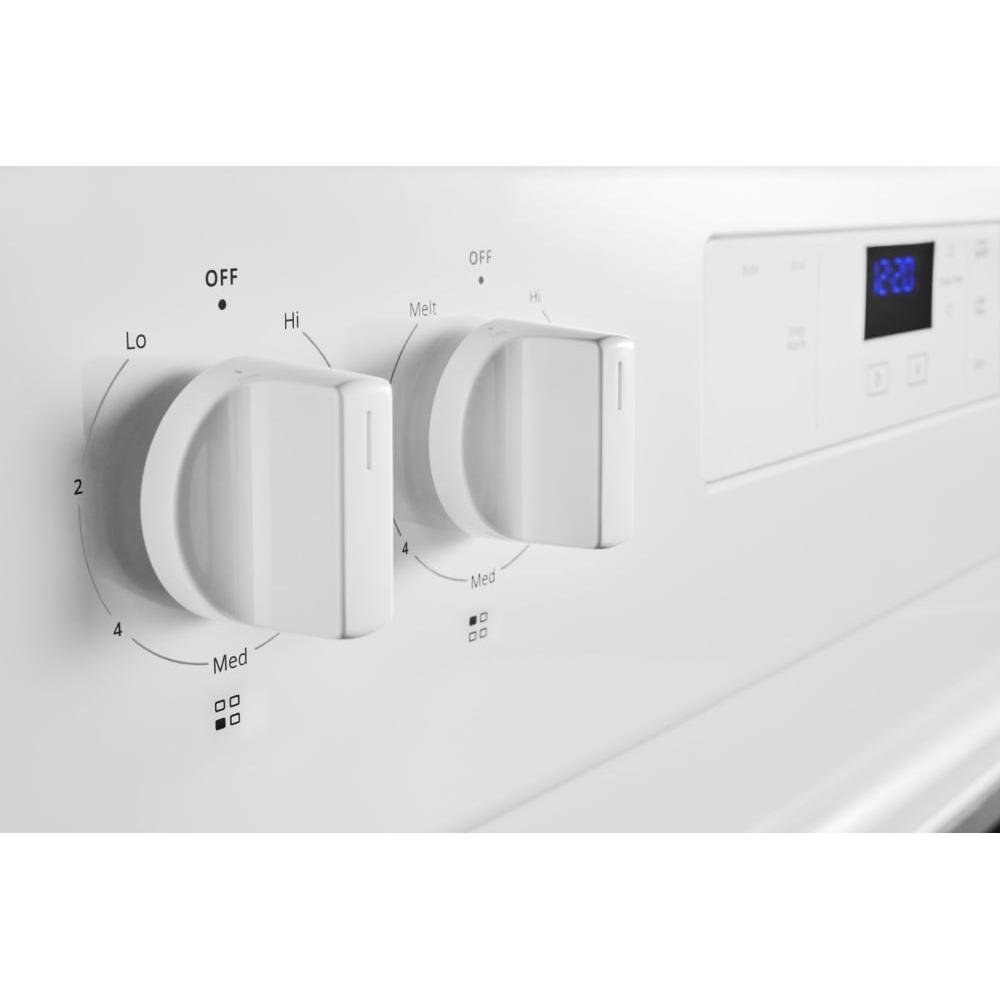  Whirlpool 30-inch Freestanding Electric Range with Keep Warm Setting YWFC150M0JW IMAGE 3
