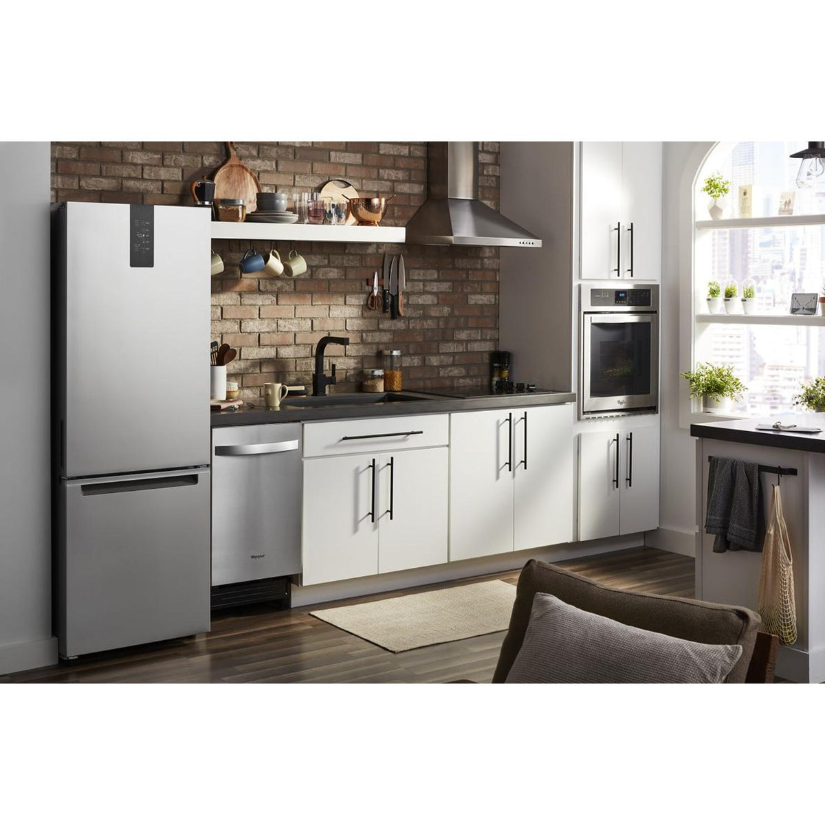  Whirlpool 24-inch, 12.9 cu. ft. Counter-Depth Bottom Freezer Refrigerator with Flexi-Slide™ Bins WRB543CMJZ IMAGE 7