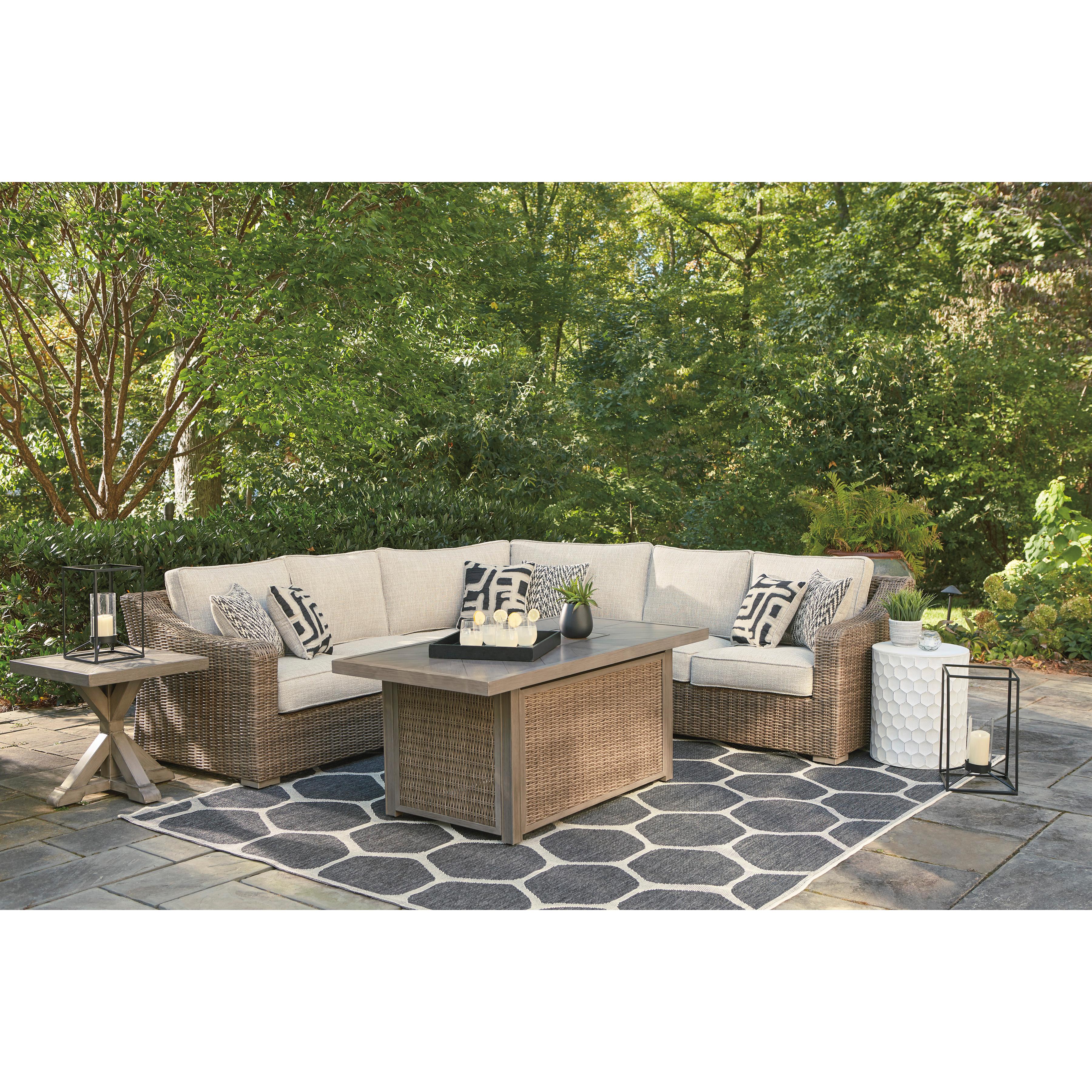  Signature Design by Ashley Beachcroft P791-773 Rectangular Fire Pit Table IMAGE 20