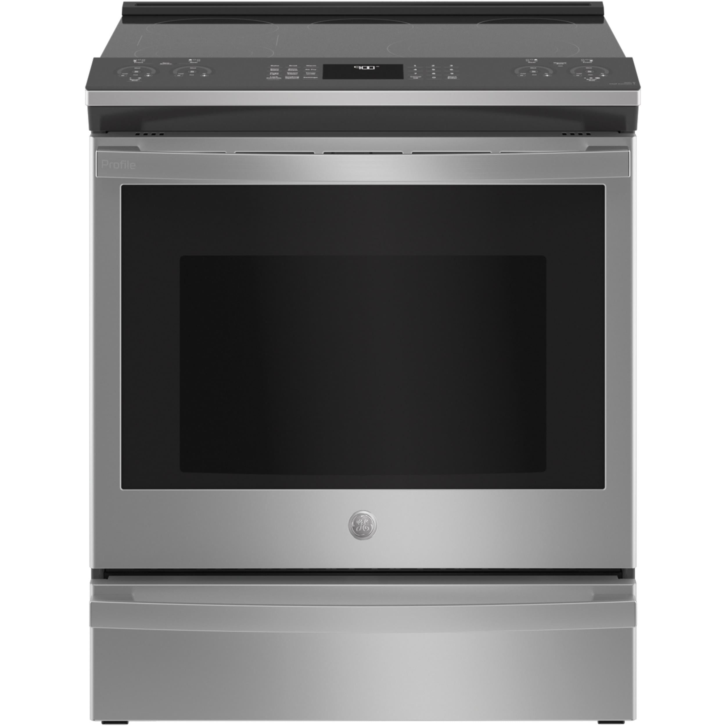  GE Profile 30-inch Slide-in Electric Range with Air Fry Technology PSS93YPFS IMAGE 1