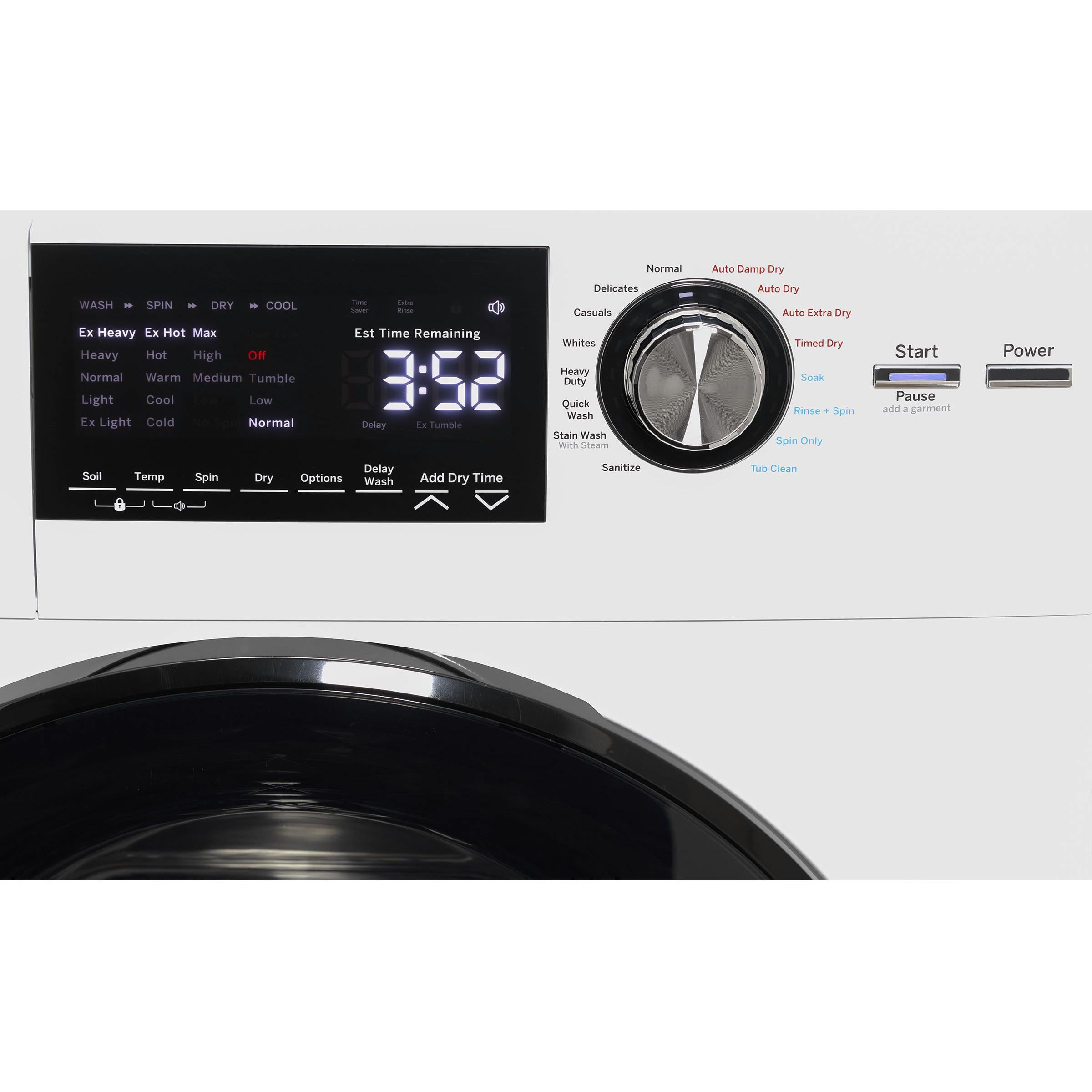  GE All-in-One Electric Laundry Center with Condenser GFQ14ESSNWW IMAGE 6