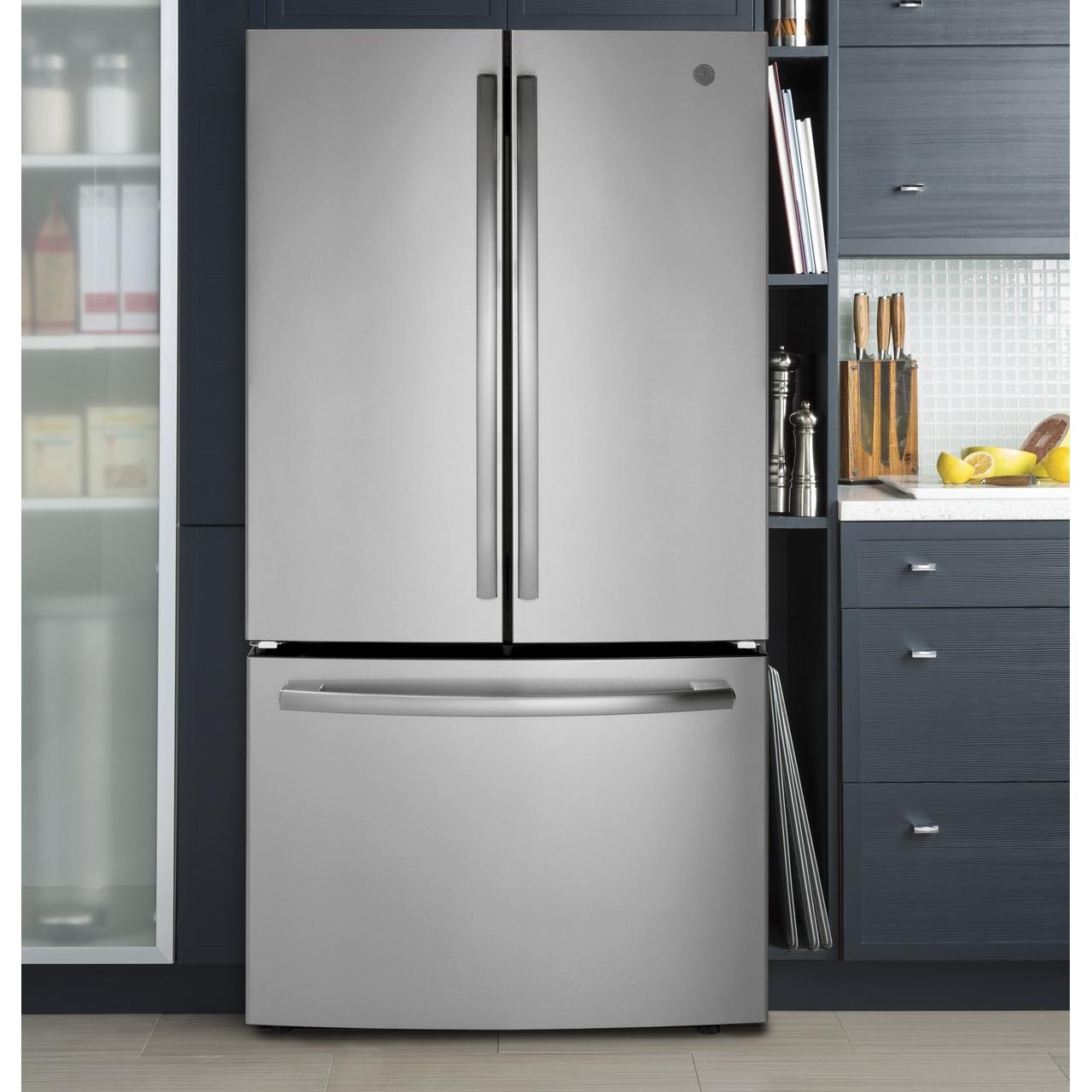  GE 36-inch, 27 cu.ft. Freestanding French 3-Door Refrigerator GNE27EYMFS IMAGE 10