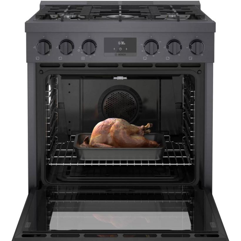  Bosch 30-inch Freestanding Gas Range with Convection Technology HGS8045UC IMAGE 10