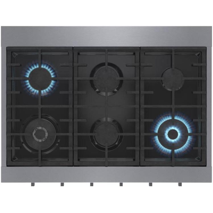  Bosch 36-inch Built-in Gas Rangetop with OptiSim® Burner RGM8658UC IMAGE 15
