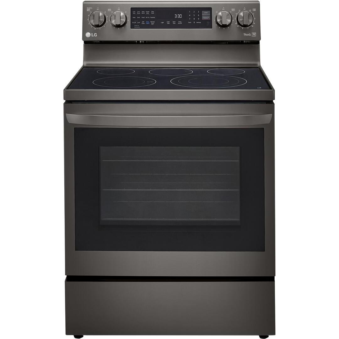  LG 30-inch, 6.3 cu.ft. Freestanding Electric Range with Wi-Fi Connectivity LREL6325D IMAGE 2