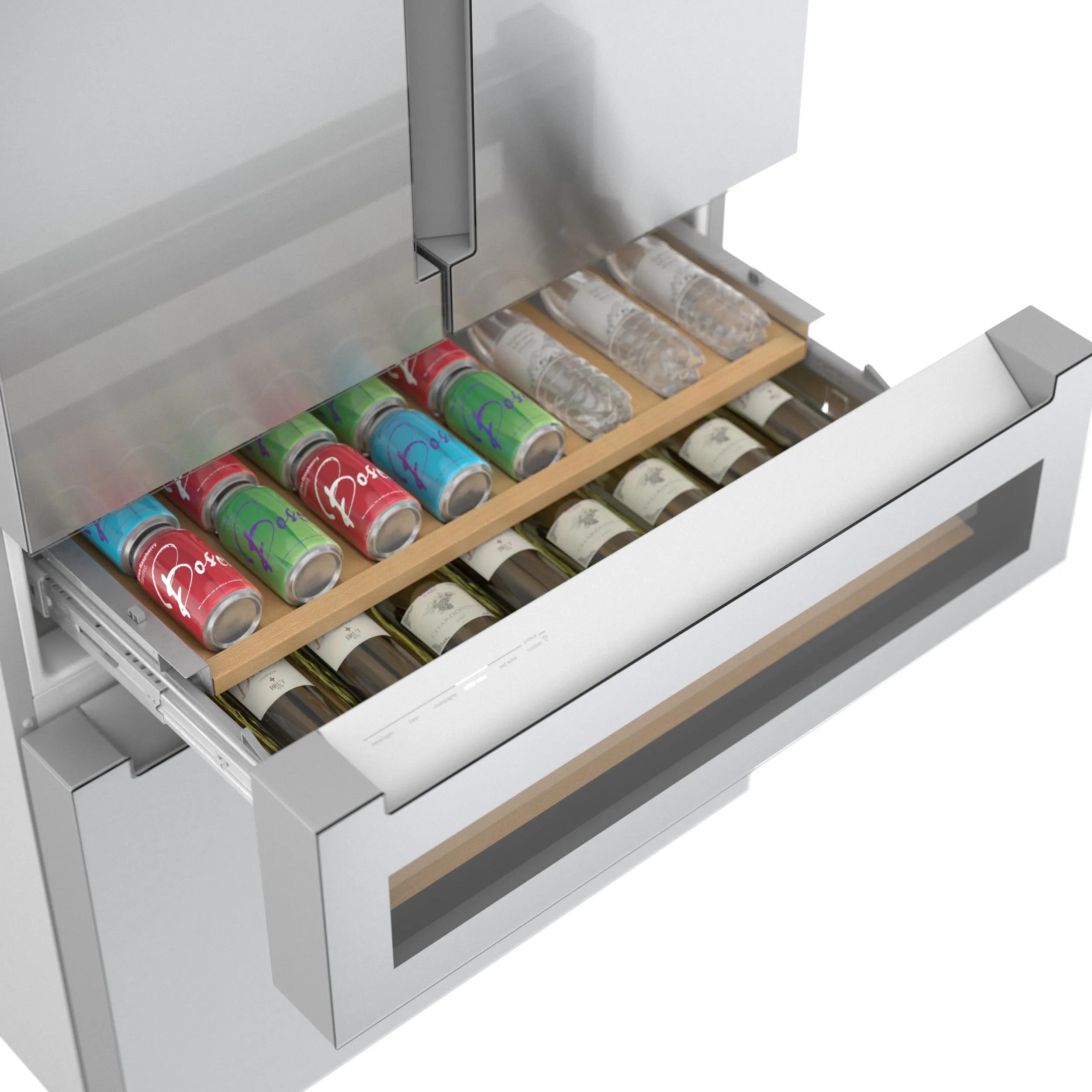  Bosch 36-inch, 20.5 cu.ft. Counter Depth French 4-Door Refrigerator with FlexBar™ B36CL81ENG IMAGE 6