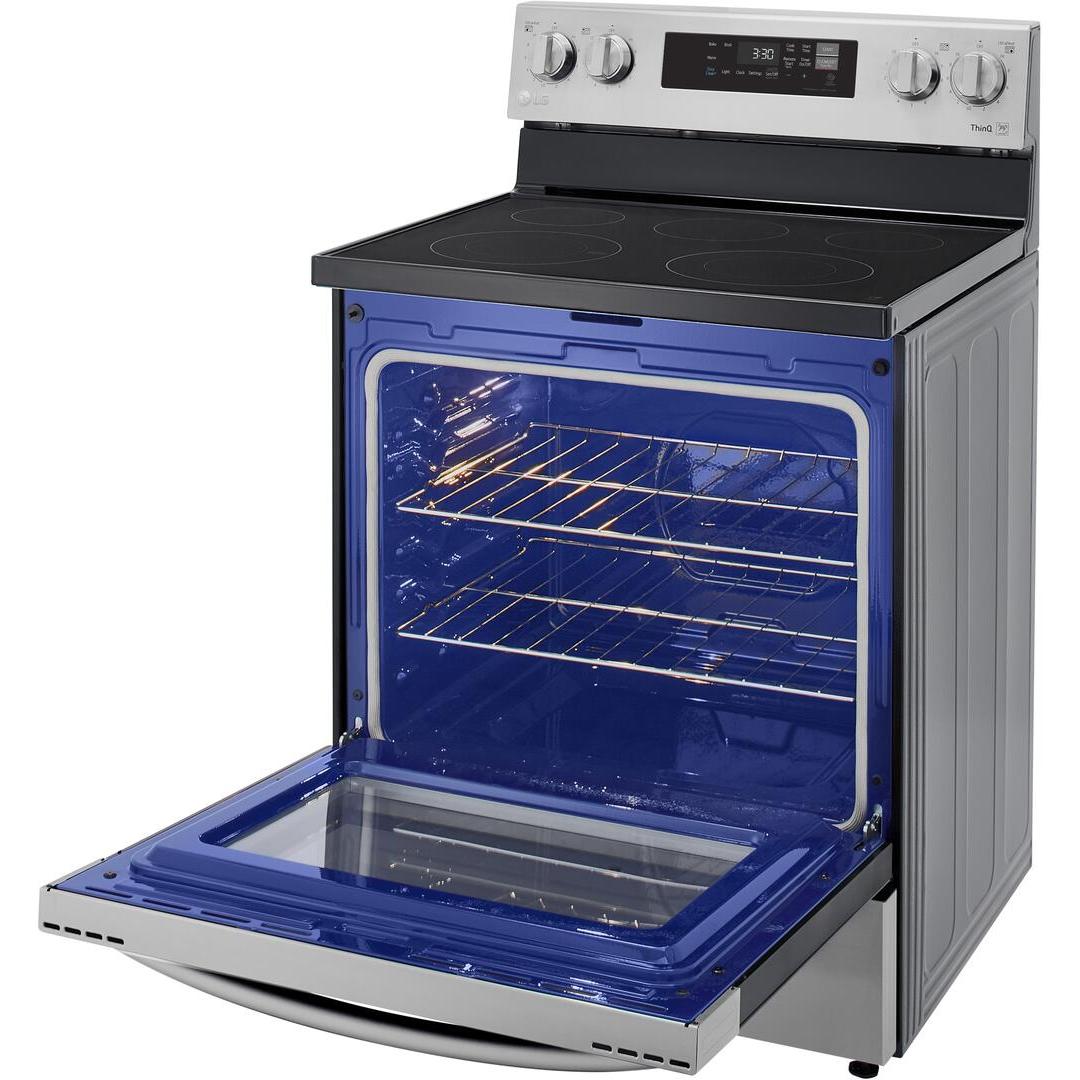 LG 30-inch Freestanding Electric Range with SmartDiagnosis™ LREL6321S IMAGE 9