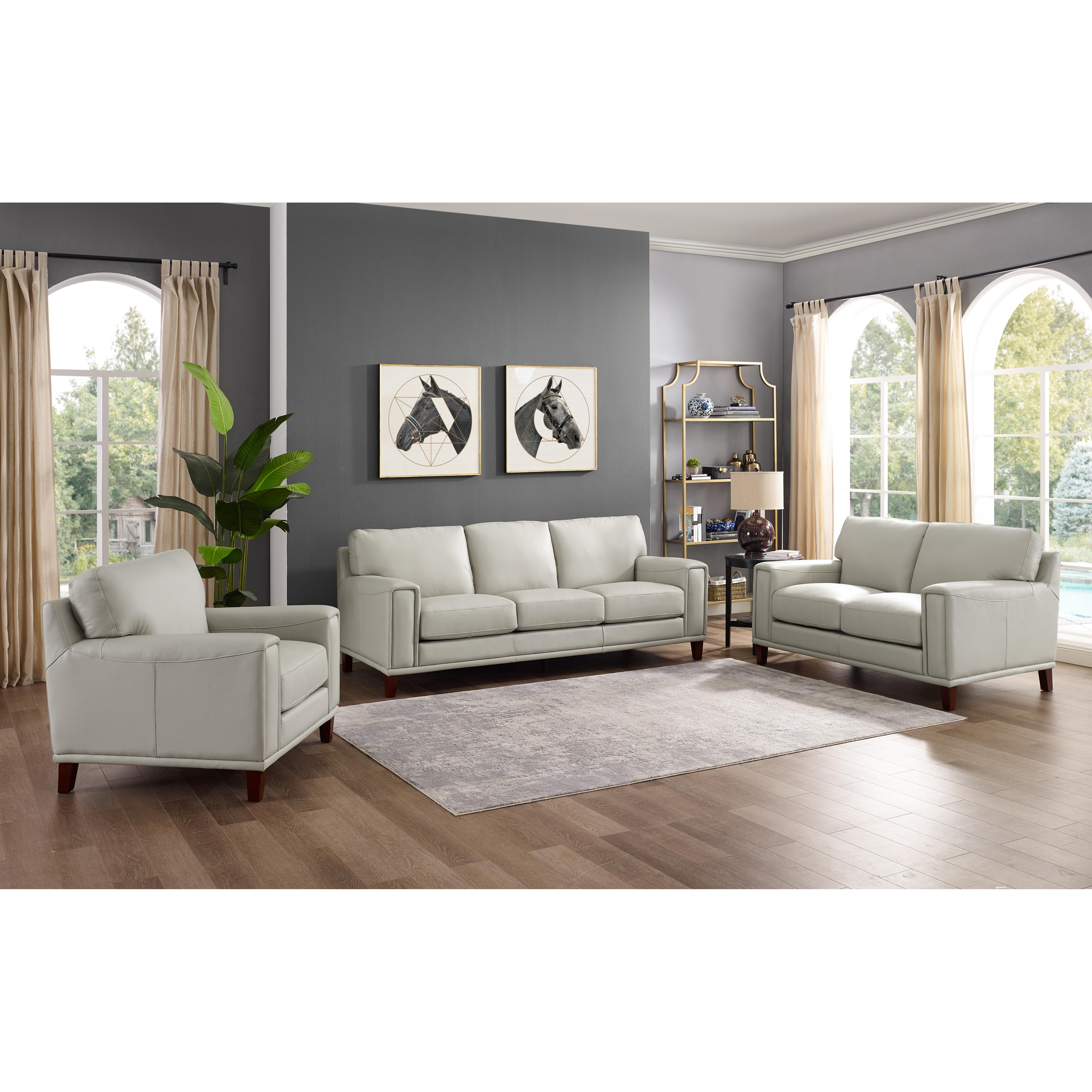  Amax Leather Harper 6982-30-2515 Sofa - Bedford Ice IMAGE 7