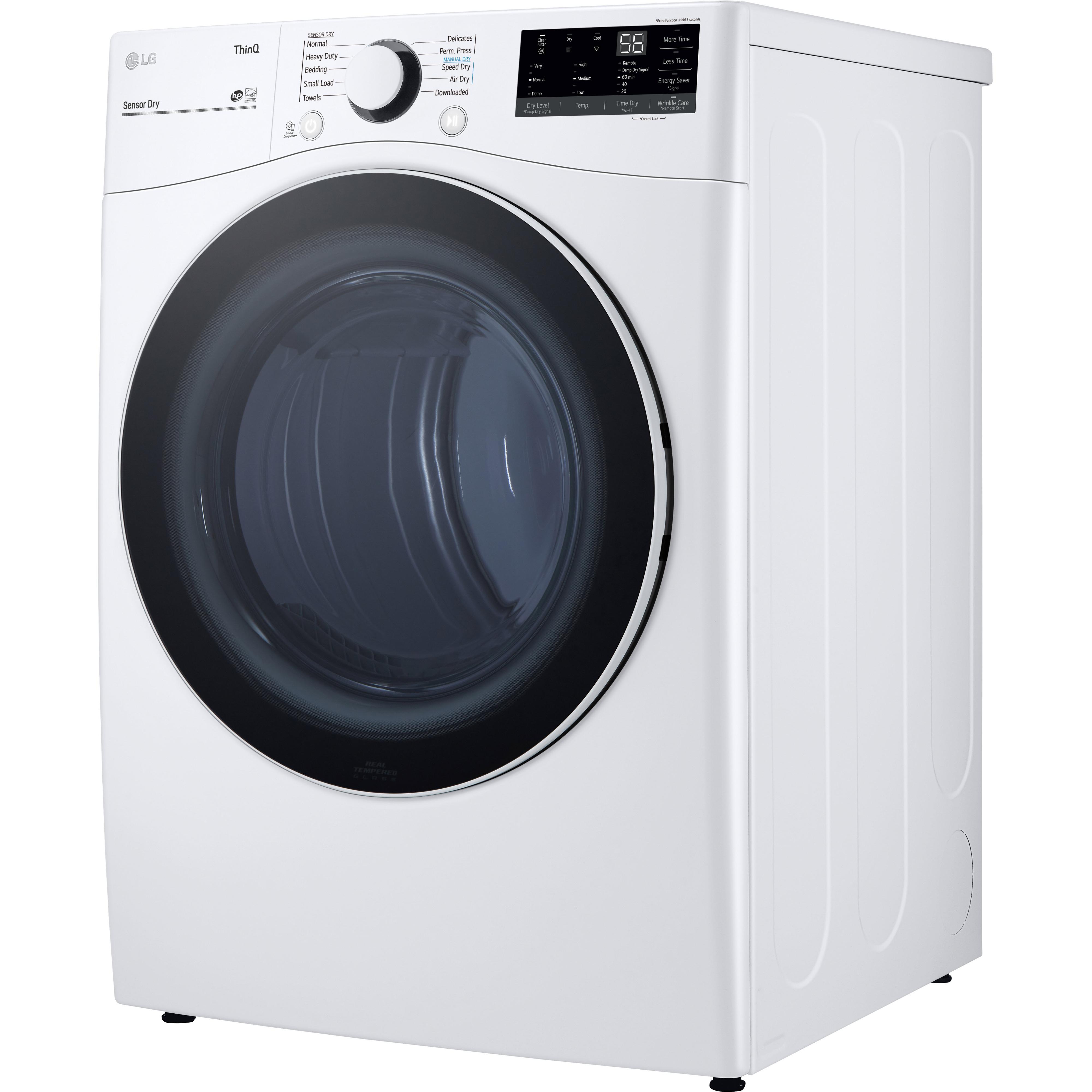  LG 7.4 cu.ft. Electric Dryer with ThinQ® Technology DLE3600W IMAGE 8