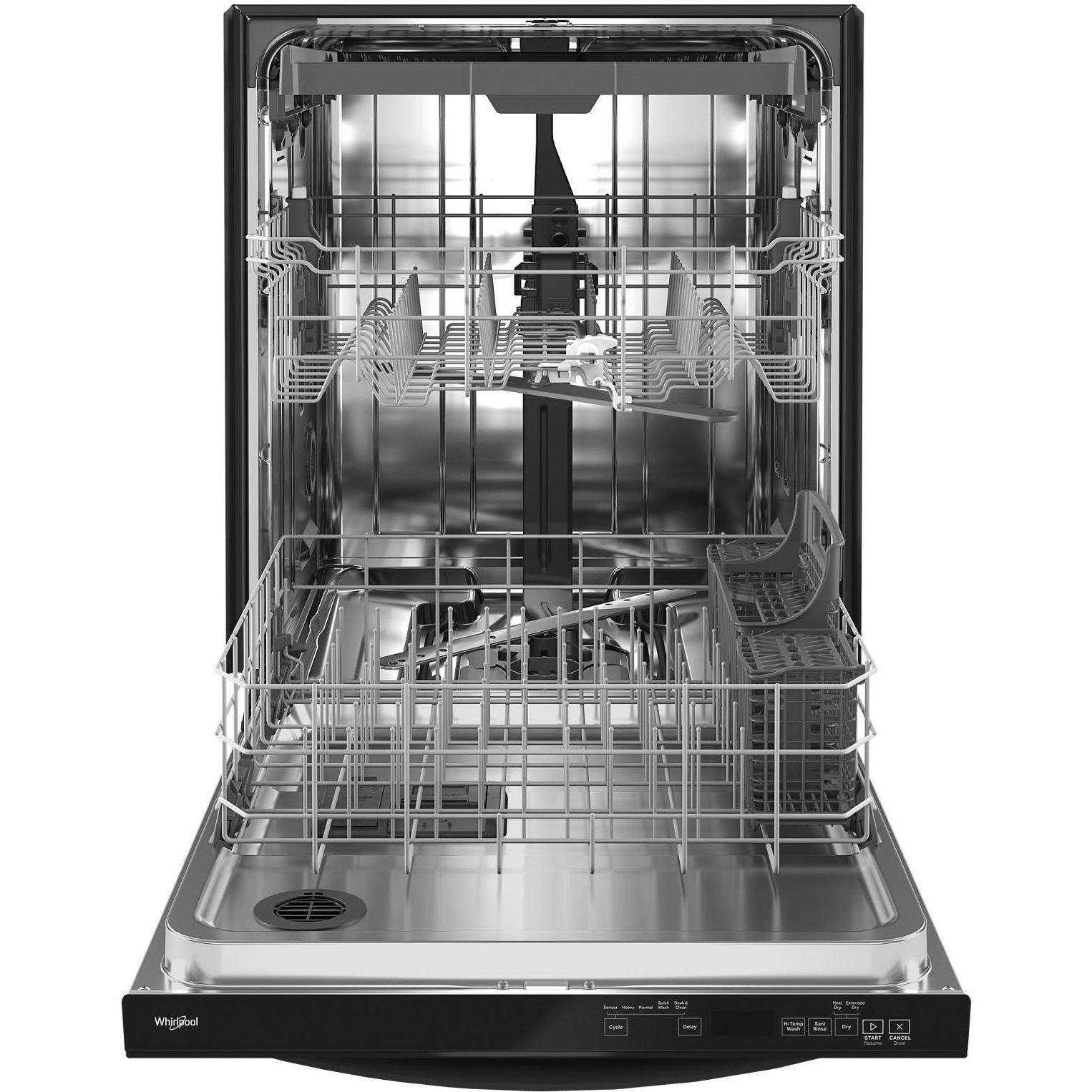  Whirlpool Built-in Dishwasher with Sani Rinse Option WDT750SAKB IMAGE 3