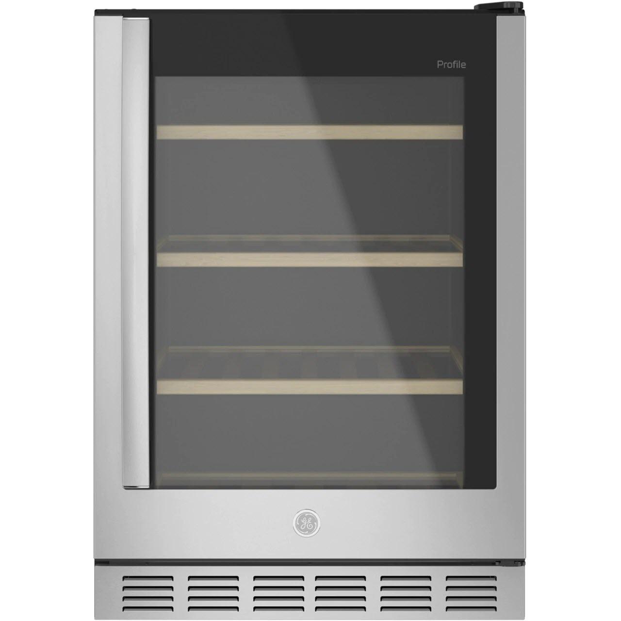  GE Profile 5.1 cu.ft. Freestanding Beverage Center with Digital Temperature Controls PVS06BSPSS IMAGE 1