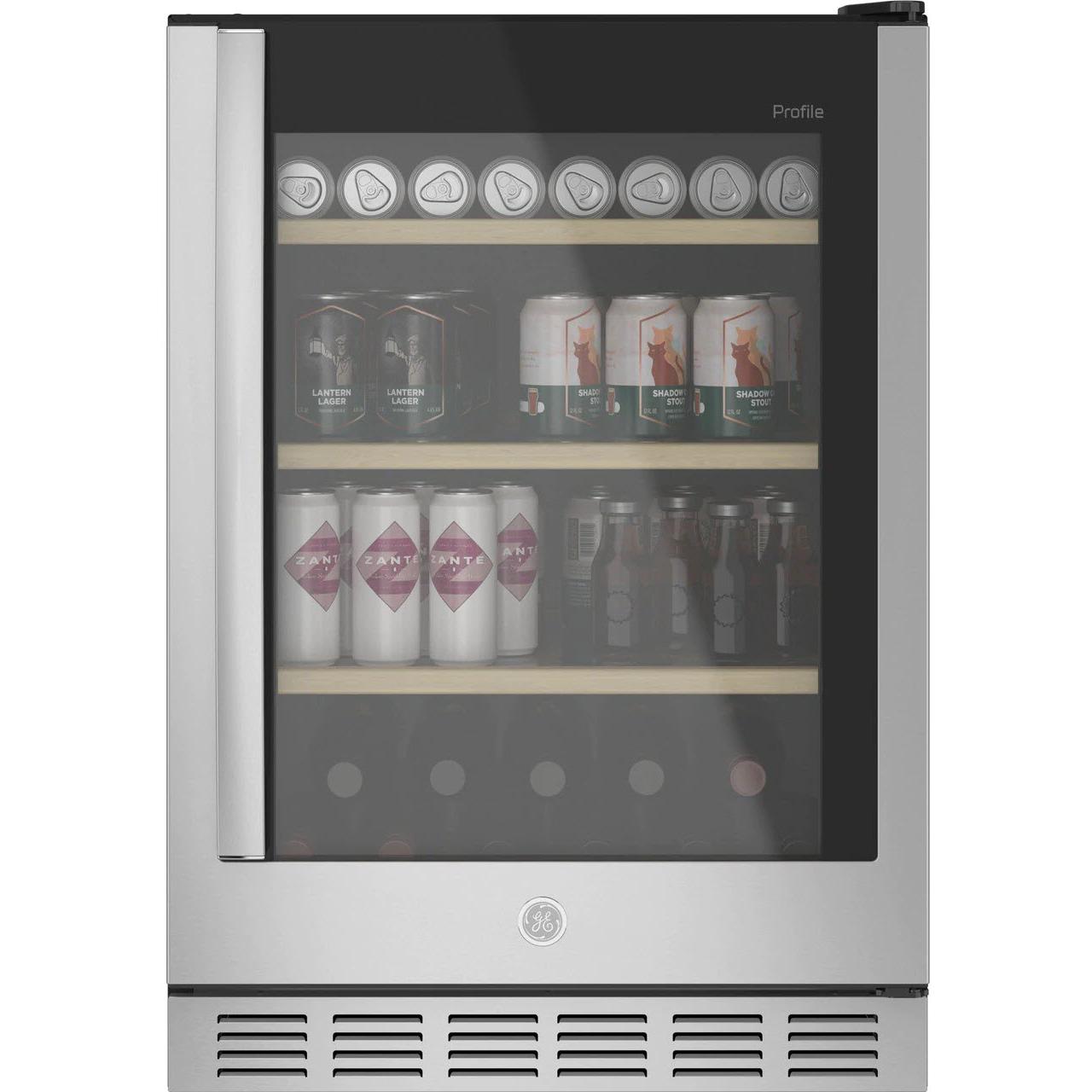  GE Profile 5.1 cu.ft. Freestanding Beverage Center with Digital Temperature Controls PVS06BSPSS IMAGE 3