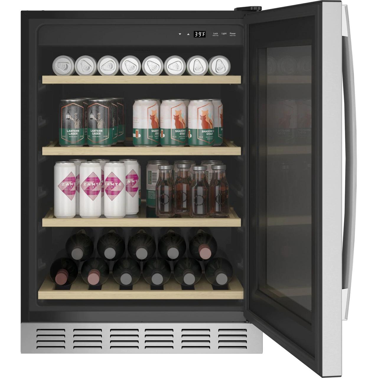  GE Profile 5.1 cu.ft. Freestanding Beverage Center with Digital Temperature Controls PVS06BSPSS IMAGE 4