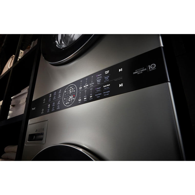 LG STUDIO Stacked Washer/Dryer Electric Laundry Center WSEX200HNA IMAGE 5