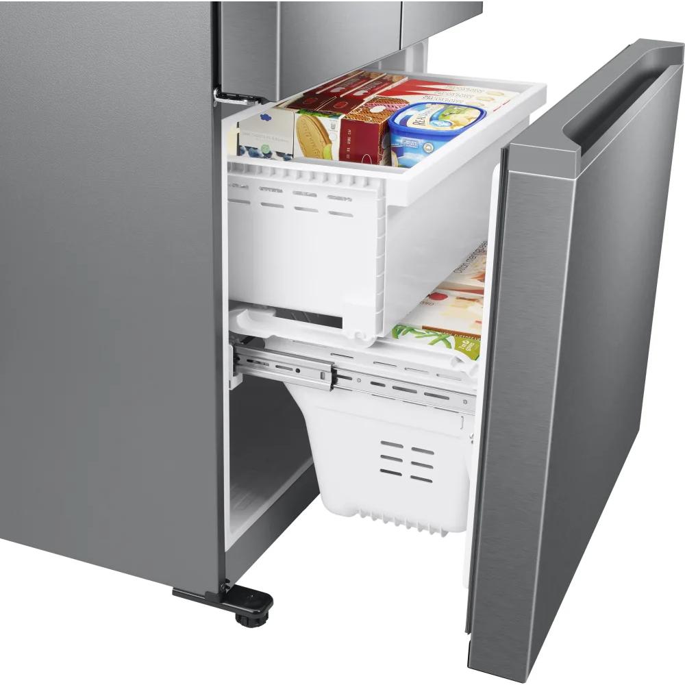  Samsung 18 cu. ft. Counter-Depth French 3-Door Refrigerator RF18A5101SR/AA IMAGE 5