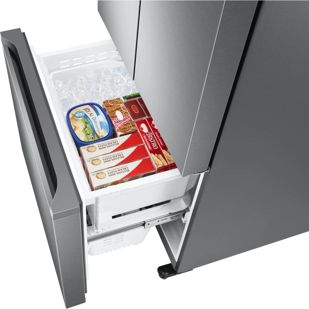  Samsung 18 cu. ft. Counter-Depth French 3-Door Refrigerator RF18A5101SR/AA IMAGE 6