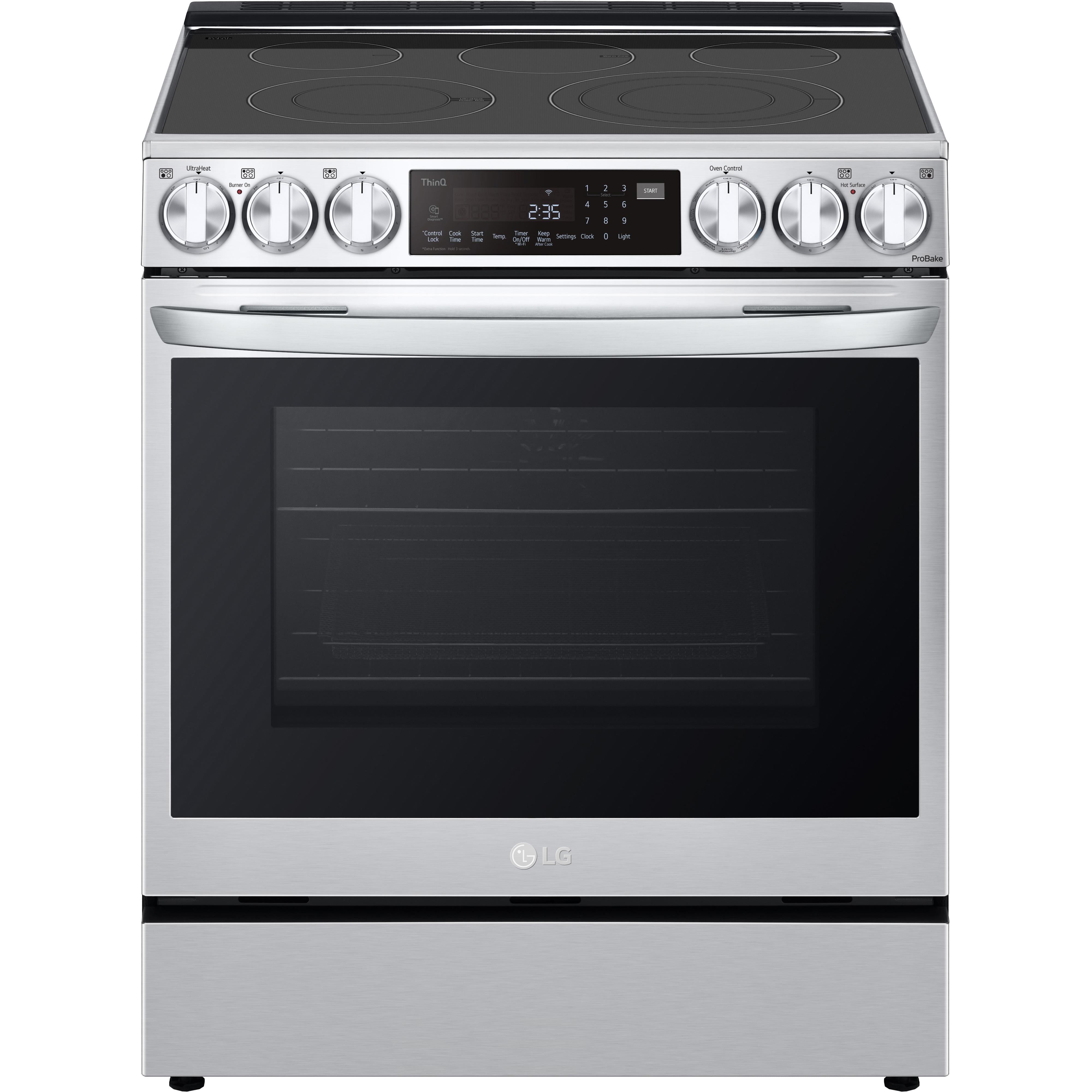  LG 30-inch Slide-In Electric Range with Air Fry LSEL6335F IMAGE 1