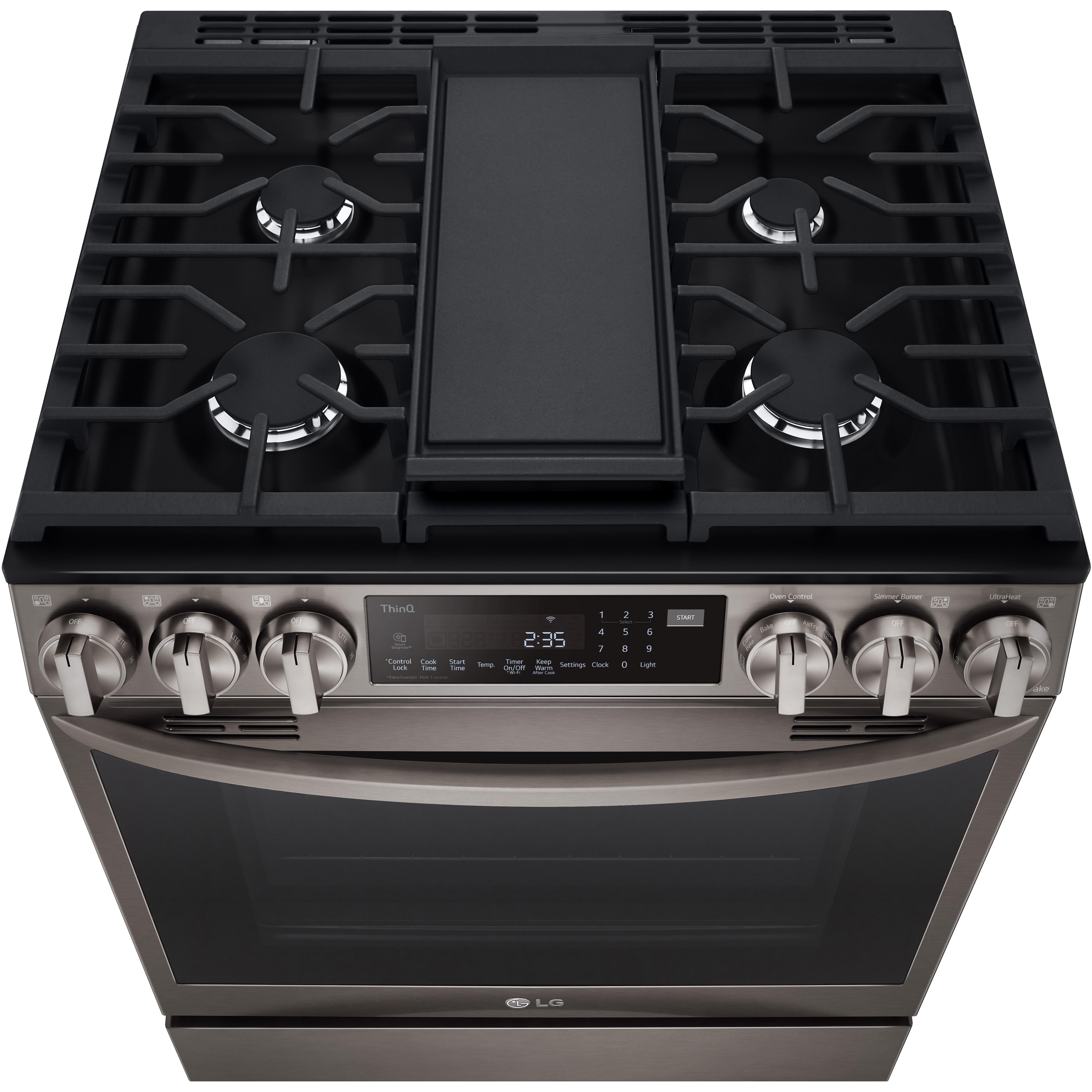  LG 30-inch Slide-In Gas Range with Air Fry LSGL6335D IMAGE 6