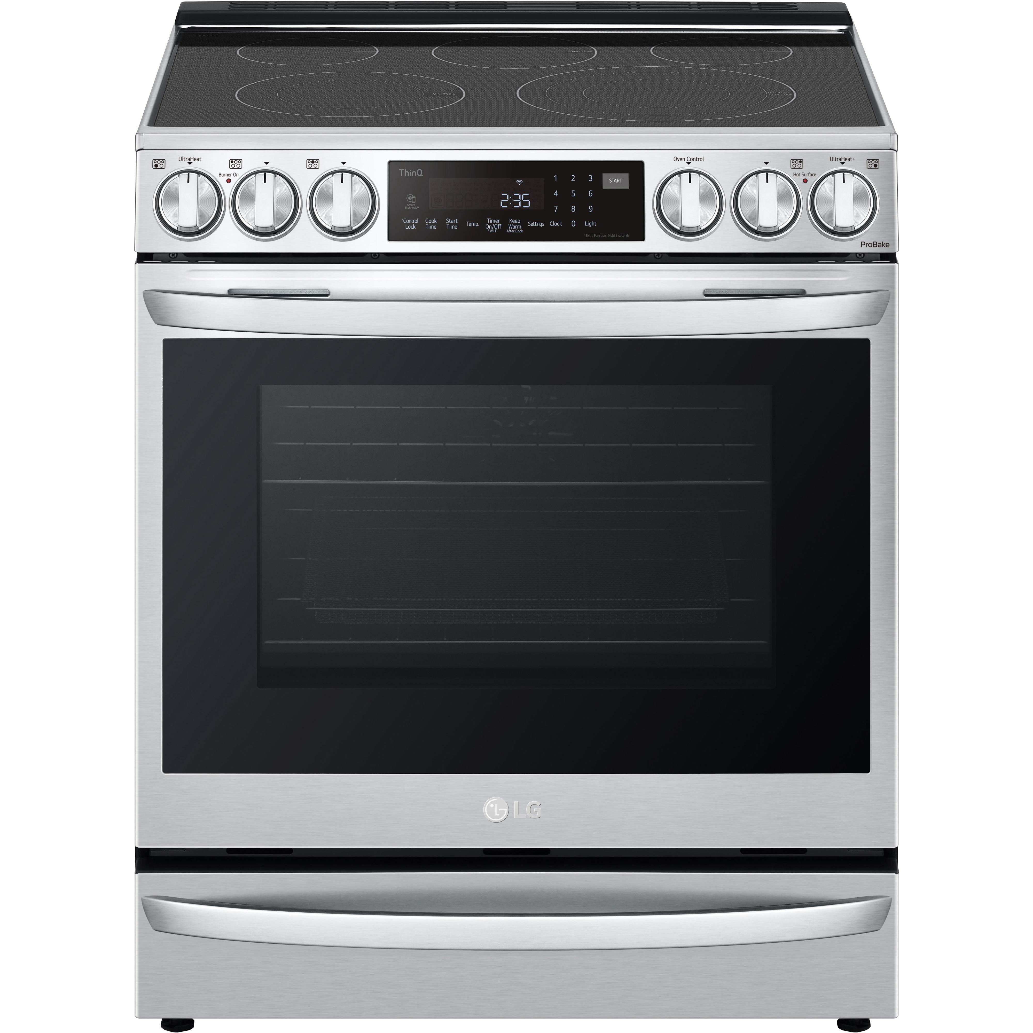  LG 30-inch Slide-In Electric Range with Air Fry LSEL6337F IMAGE 2