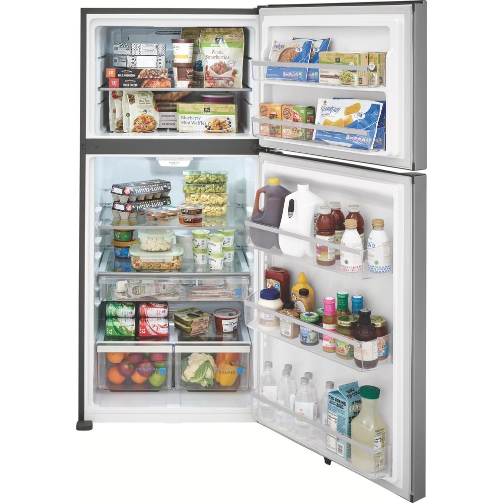  Frigidaire Gallery 30-inch, 20 cu.ft. Freestanding Top Freezer Refrigerator with LED Lighting FGHT2055VF IMAGE 9