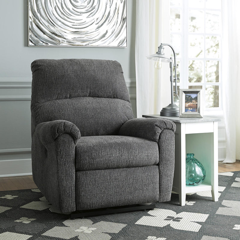 Signature Design by Ashley McTeer Power Fabric Recliner 7591006C IMAGE 4