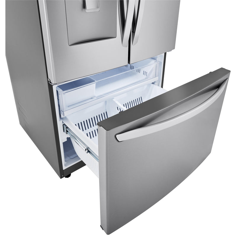 LG 36-inch, 29 cu.ft. Freestanding French 3-Door Refrigerator with Multi-Air Flow™ Technology LRFWS2906V IMAGE 7