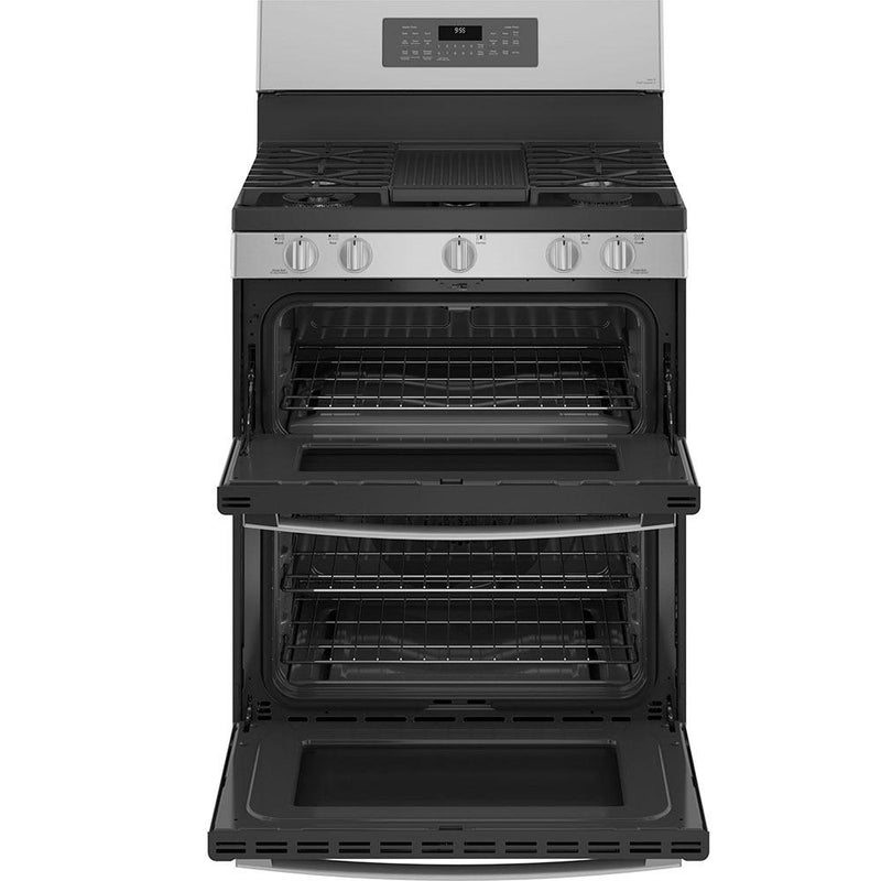 GE Profile 30-inch Freestanding Gas Range with True European Convection Technology PCGB965YPFS IMAGE 2