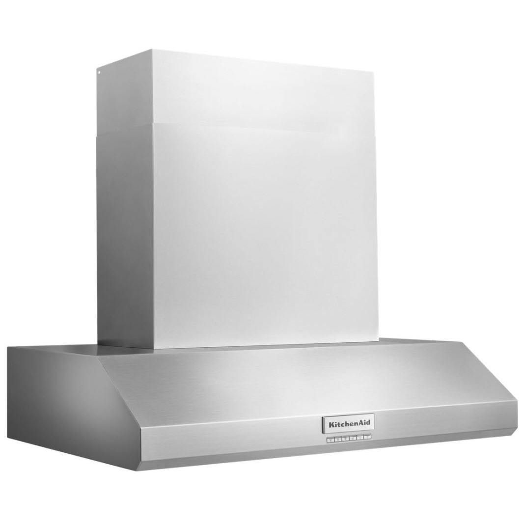 KitchenAid 36-inch Commercial-Style Wall Mount Hood Shell KVWC956KSS IMAGE 4