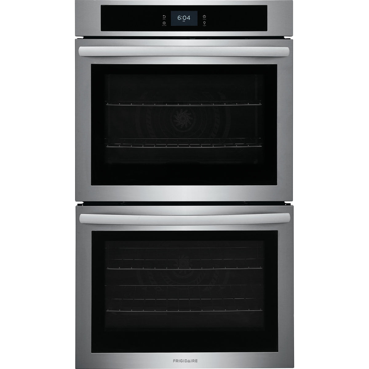  Frigidaire 30-inch Double Electric Wall Oven with Fan Convection FCWD3027AS IMAGE 1