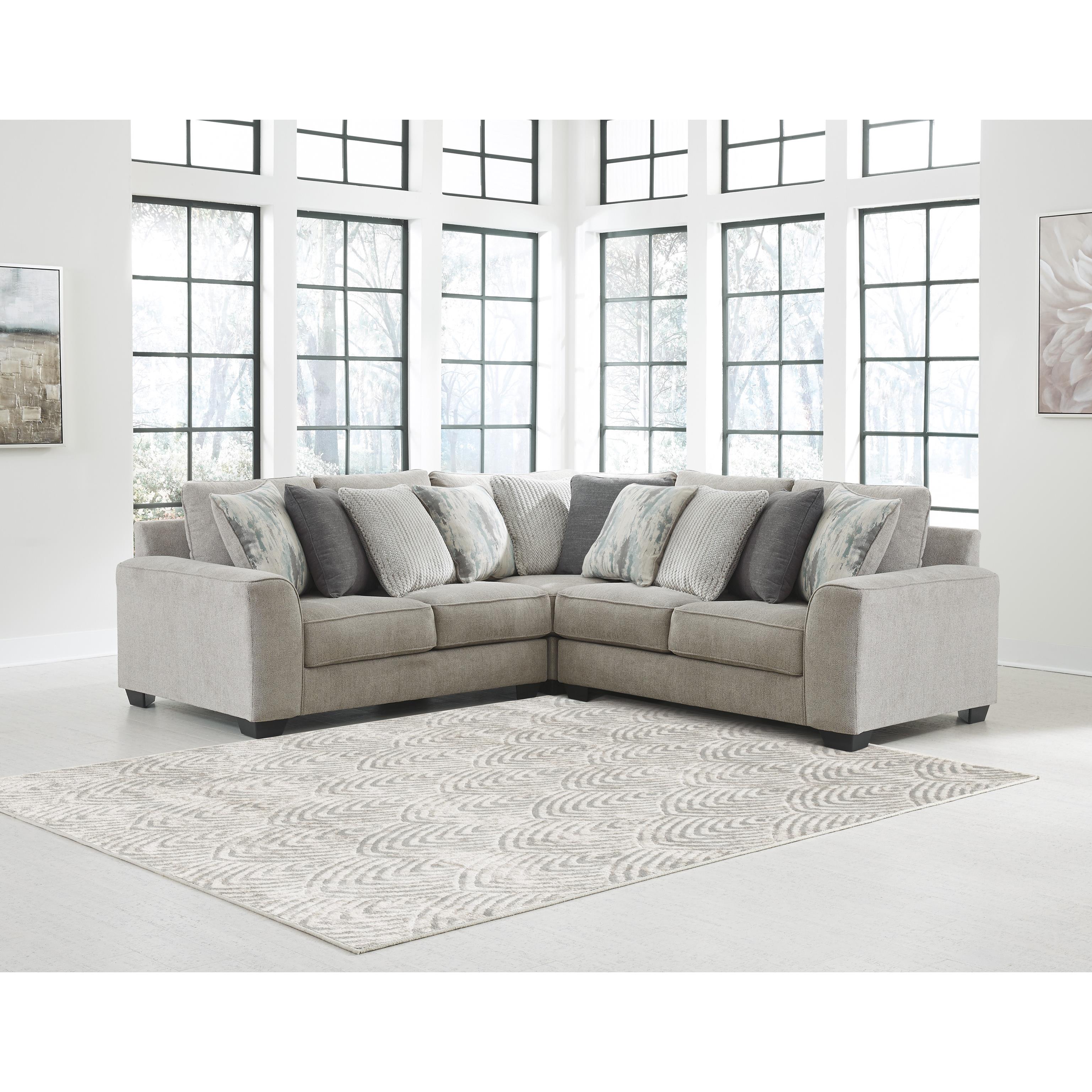  Benchcraft Ardsley 39504S17 3 pc Sectional IMAGE 1