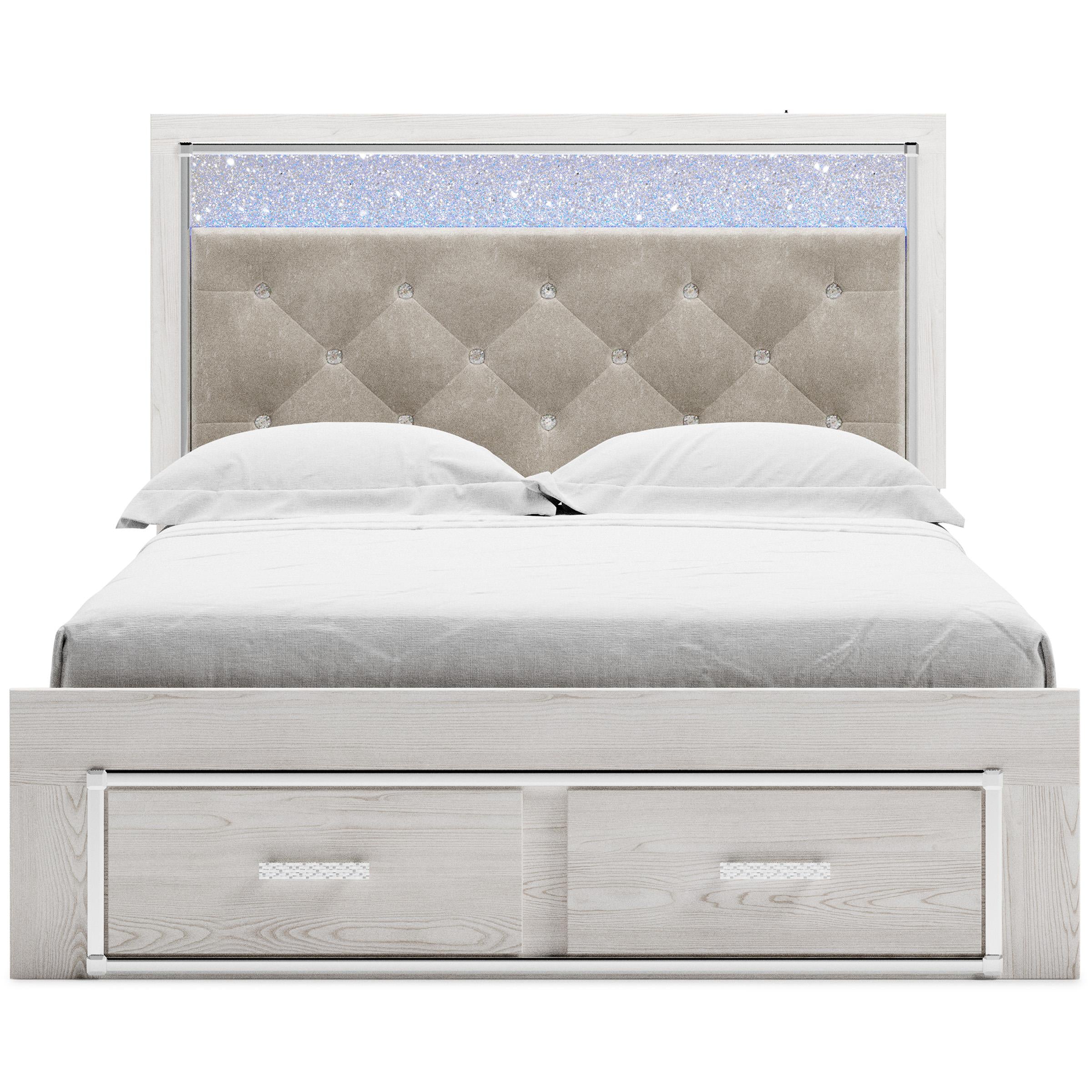  Signature Design by Ashley Altyra B2640B17 Queen Upholstered Storage Bed IMAGE 2