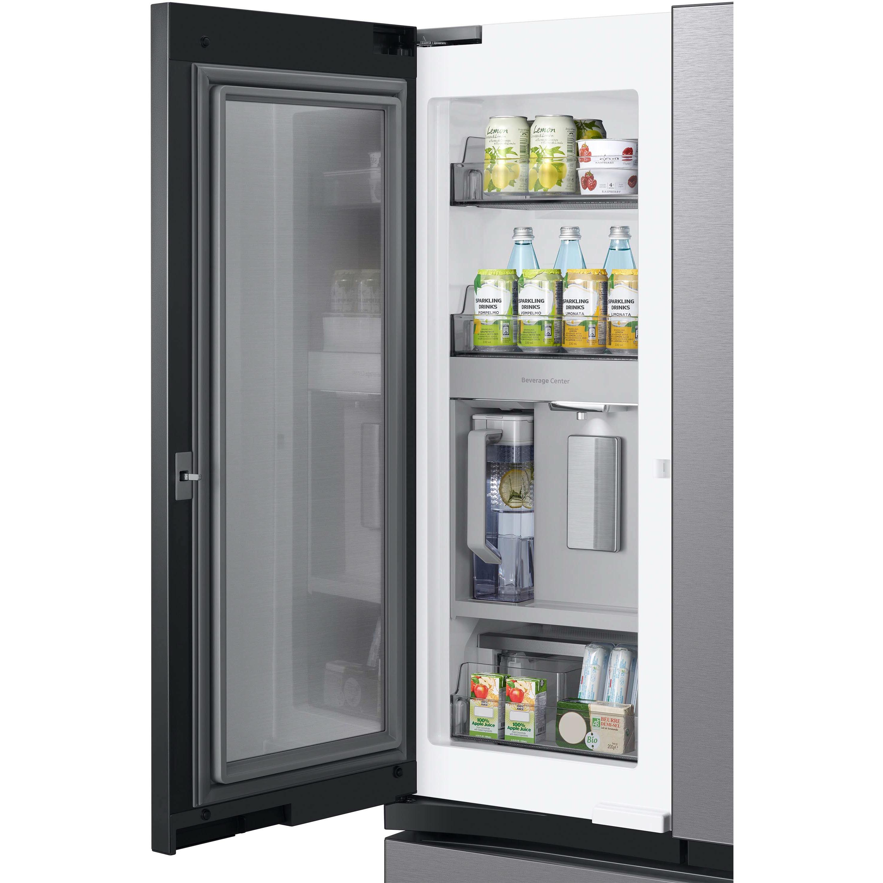  Samsung Bespoke 36-inch, 24 cu.ft. Counter-Depth French Door Refrigerator with Dual Ice Maker RF24BB6600QLAA IMAGE 8