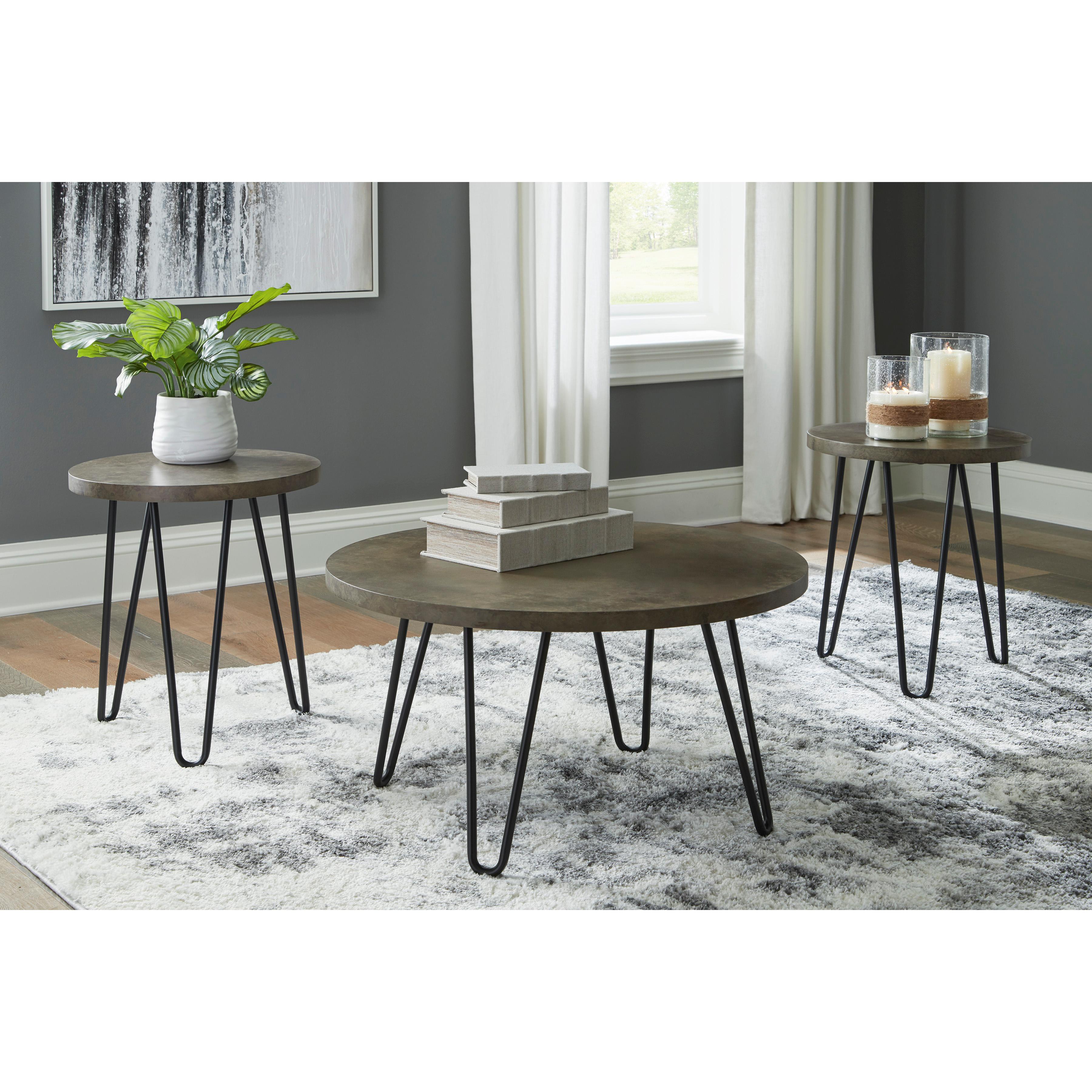  Signature Design by Ashley Hadasky T144-13 Occasional Table Set IMAGE 2