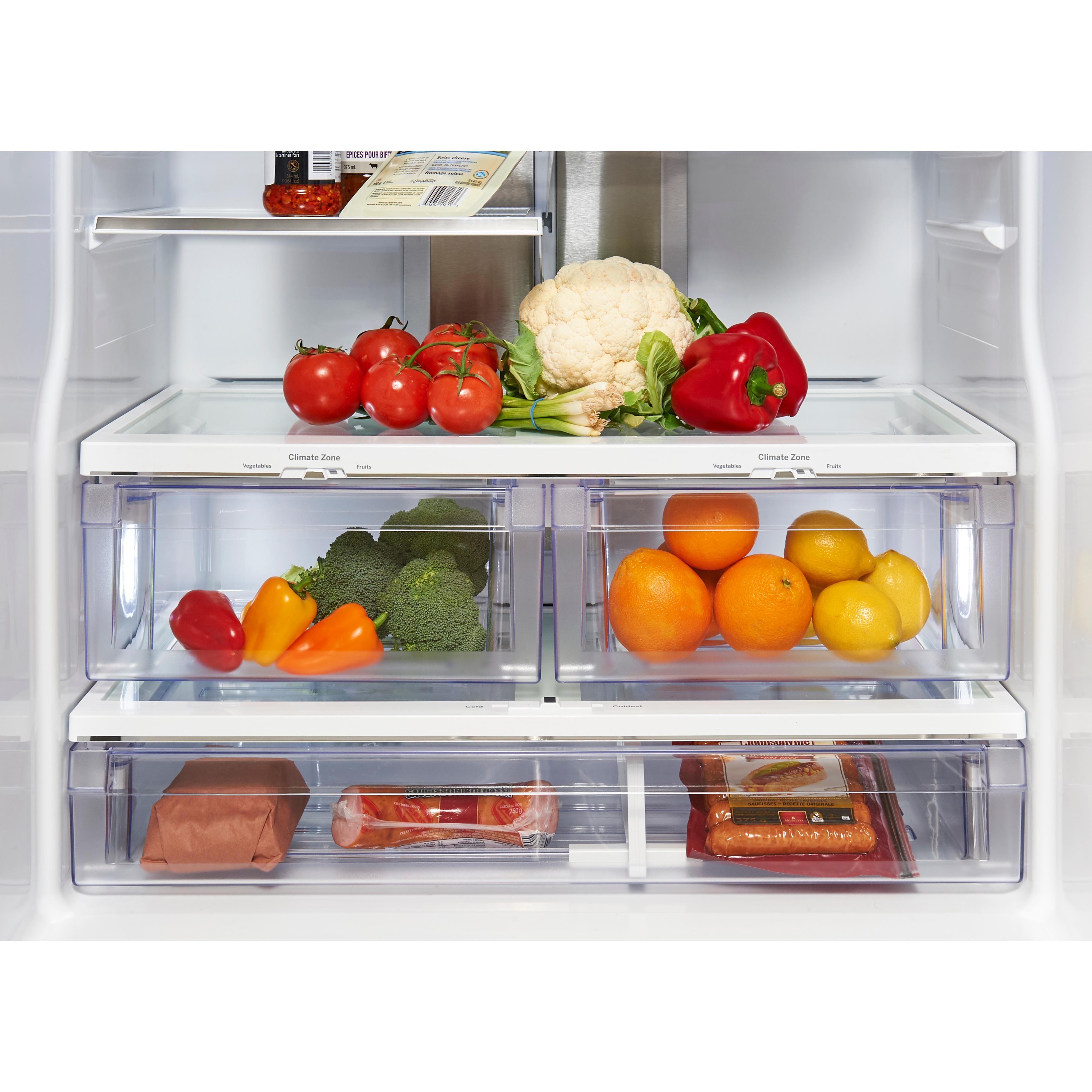  GE Profile 30-inch, 20.8 cu. ft. French 3-Door Refrigerator with Internal Water Dispenser PNE21NYRKFS IMAGE 5