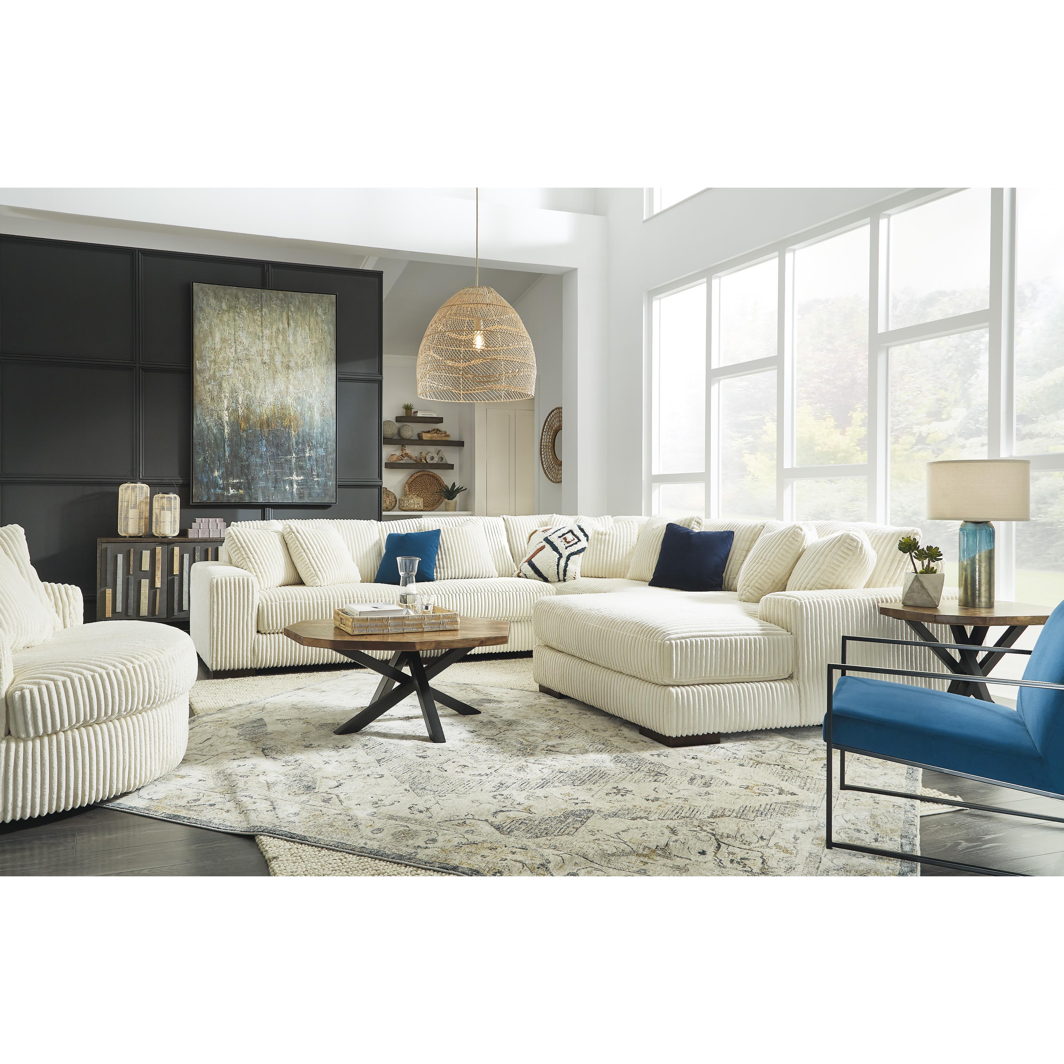  Signature Design by Ashley Lindyn 2110421 Oversized Swivel Accent Chair IMAGE 11