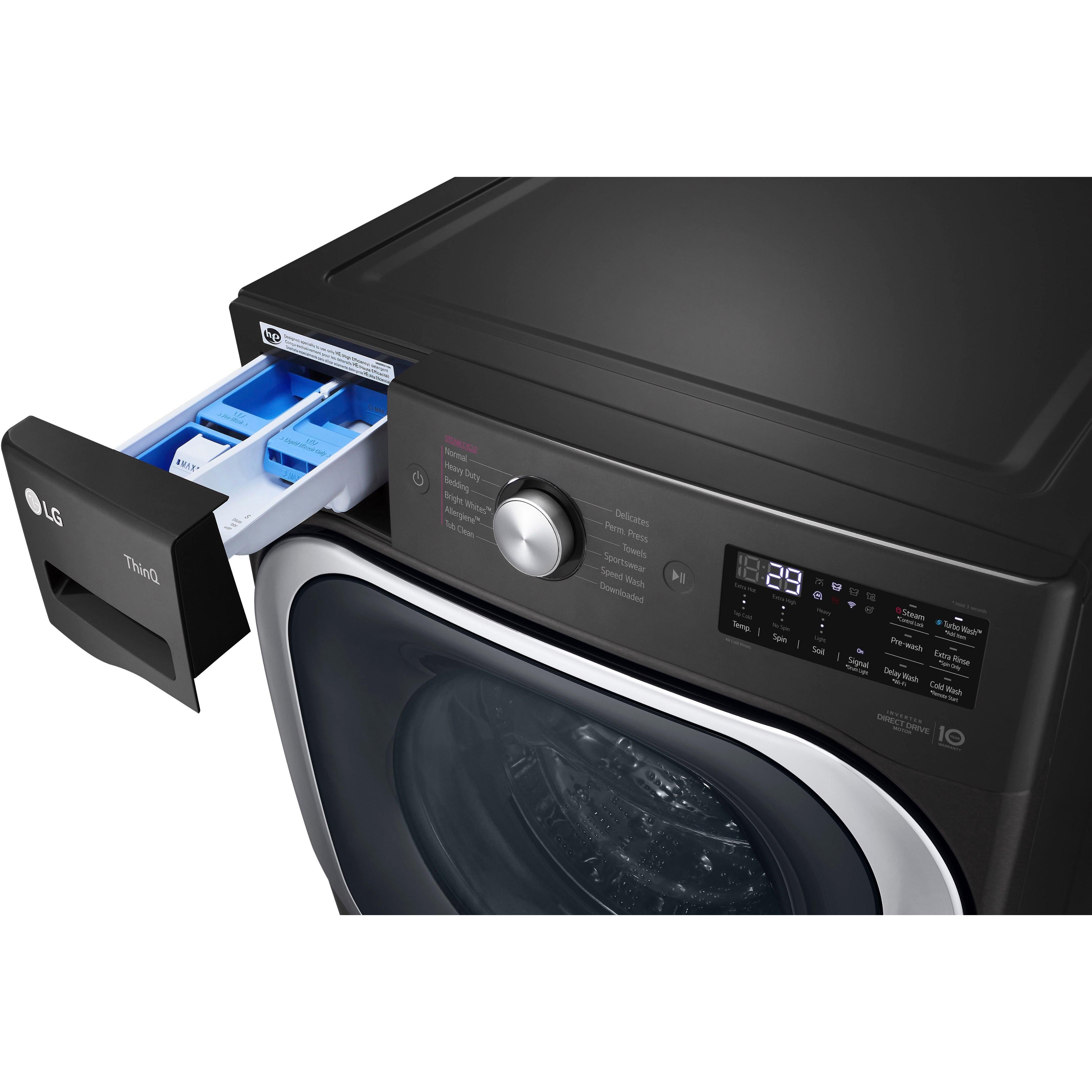  LG 6.0 cu. ft. Smart Front Load Washer with Wi-Fi Enabled WM8900HBA IMAGE 8