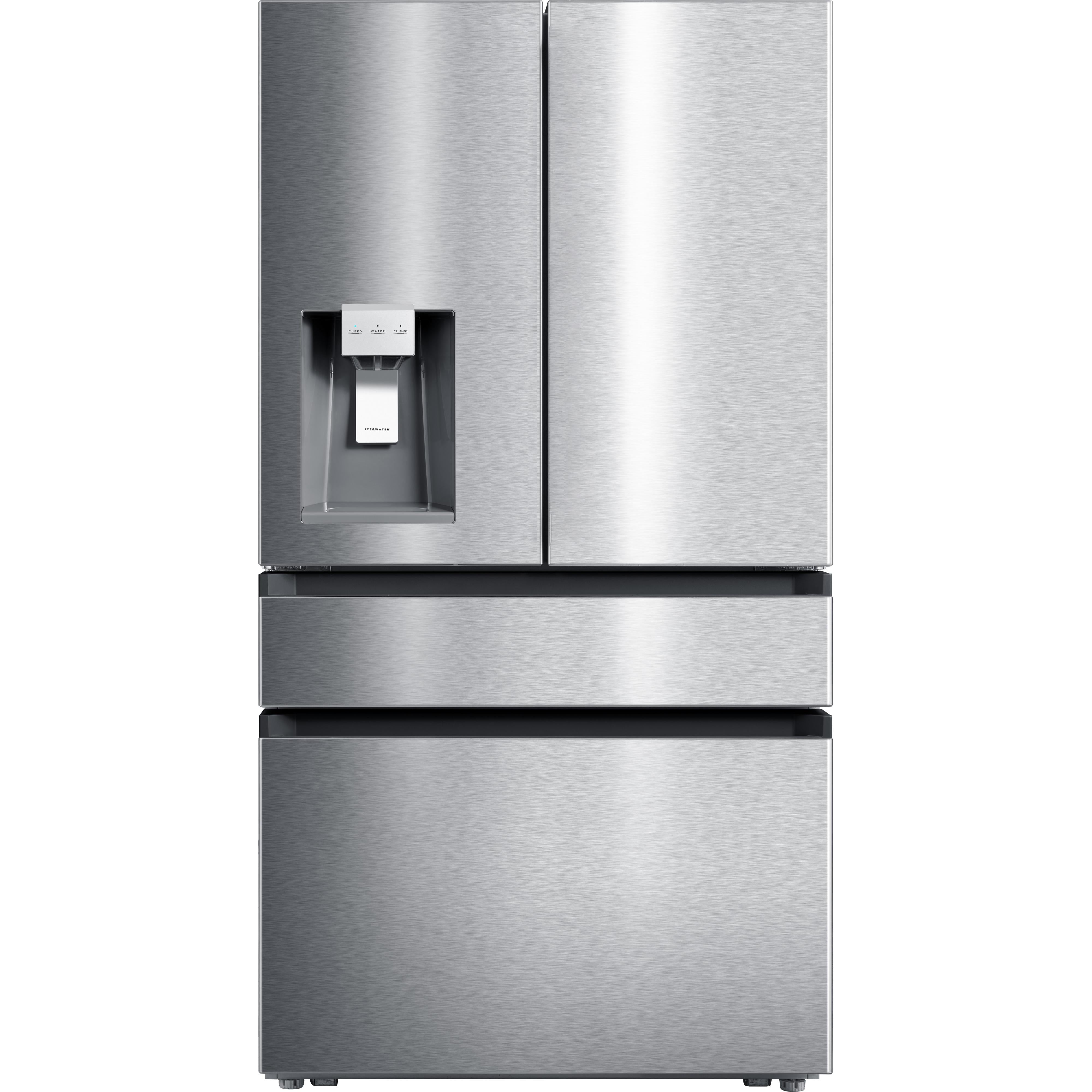  Moffat 36-inch, 21.6 cu. ft. French 4-Door Refrigerator with Dispenser MYE22HYPKFS IMAGE 1