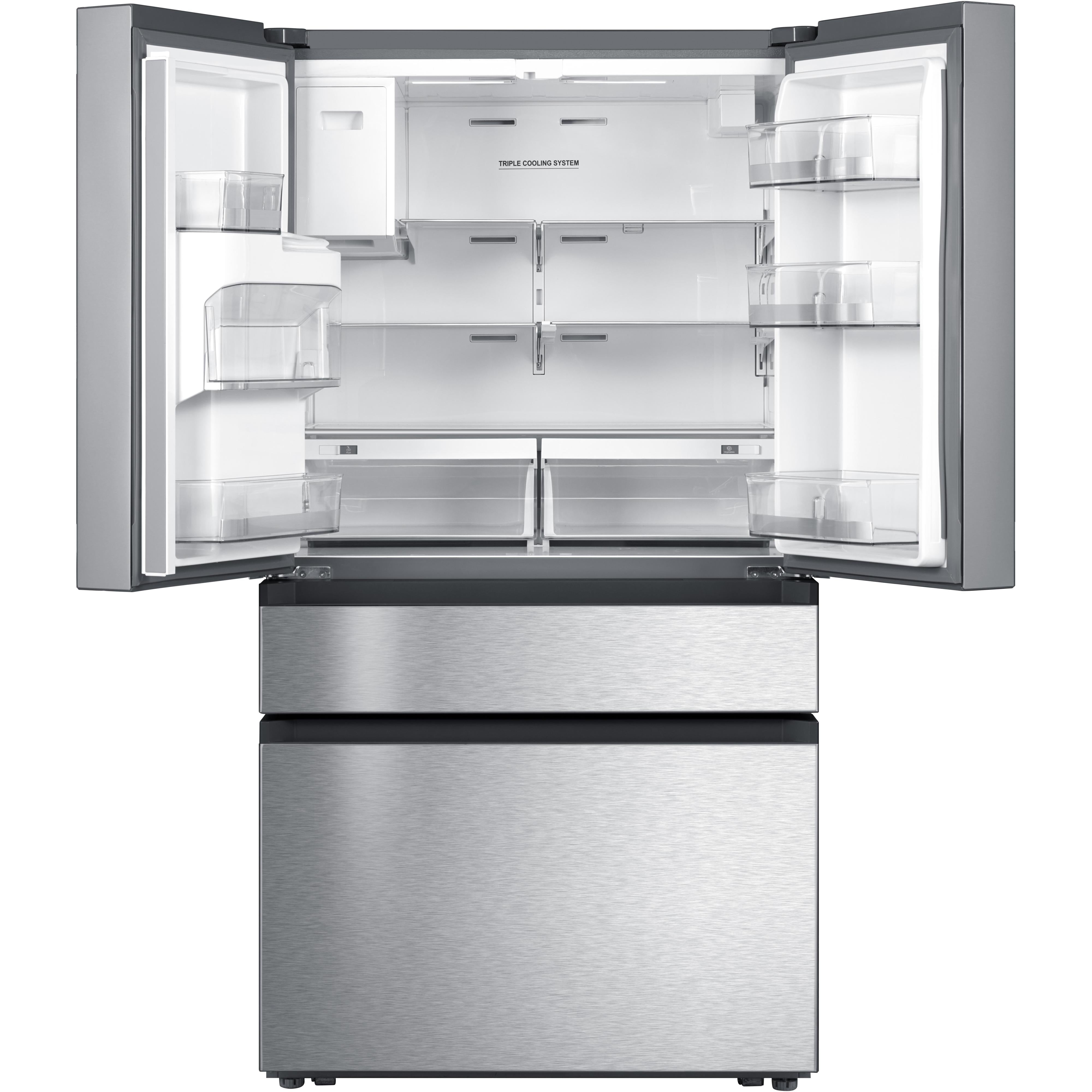  Moffat 36-inch, 21.6 cu. ft. French 4-Door Refrigerator with Dispenser MYE22HYPKFS IMAGE 2