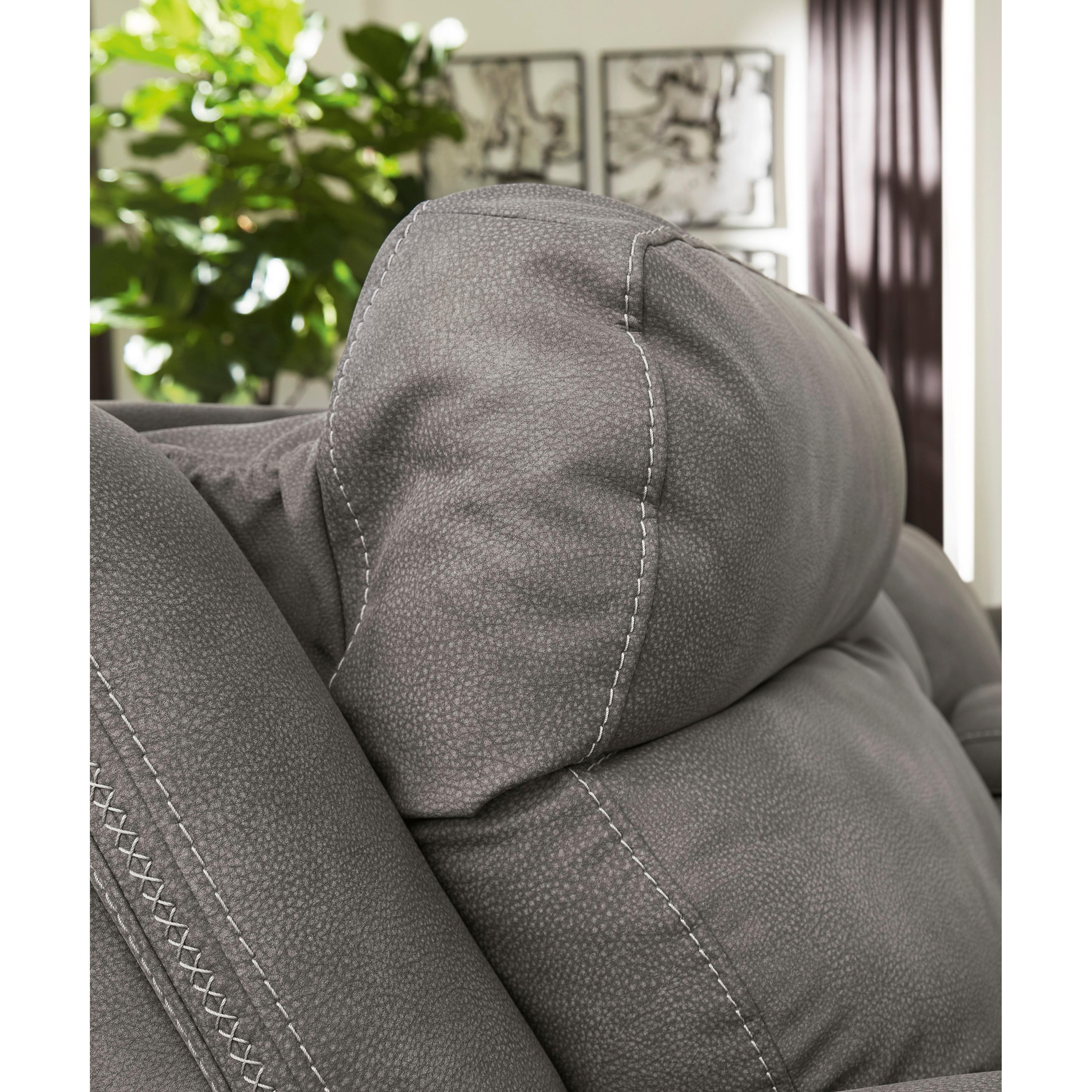 Signature Design by Ashley Next-Gen Durapella 5930118C PWR REC Loveseat w/ Console and ADJ Headrest IMAGE 8