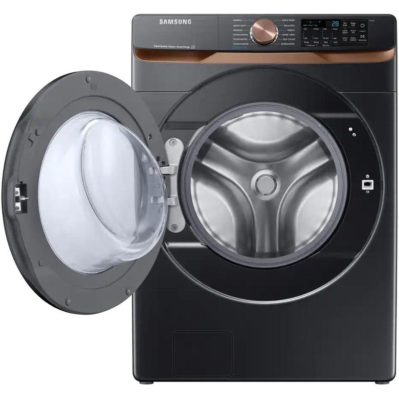Samsung Smart Front Loading Washer with Super Speed Wash and Steam WF50BG8300AV/US IMAGE 2