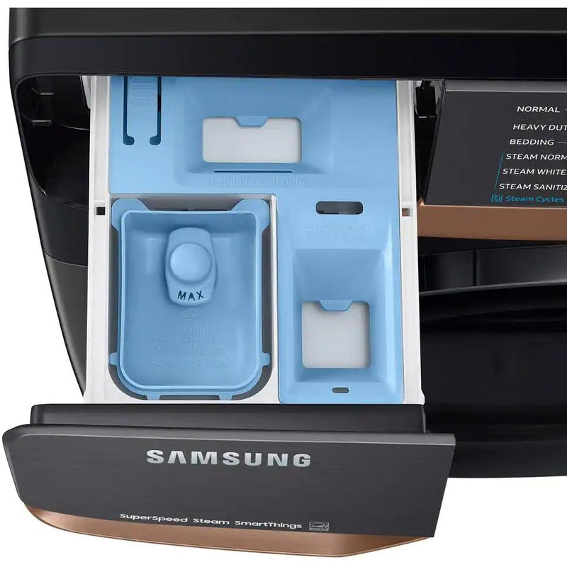 Samsung Smart Front Loading Washer with Super Speed Wash and Steam WF50BG8300AV/US IMAGE 5