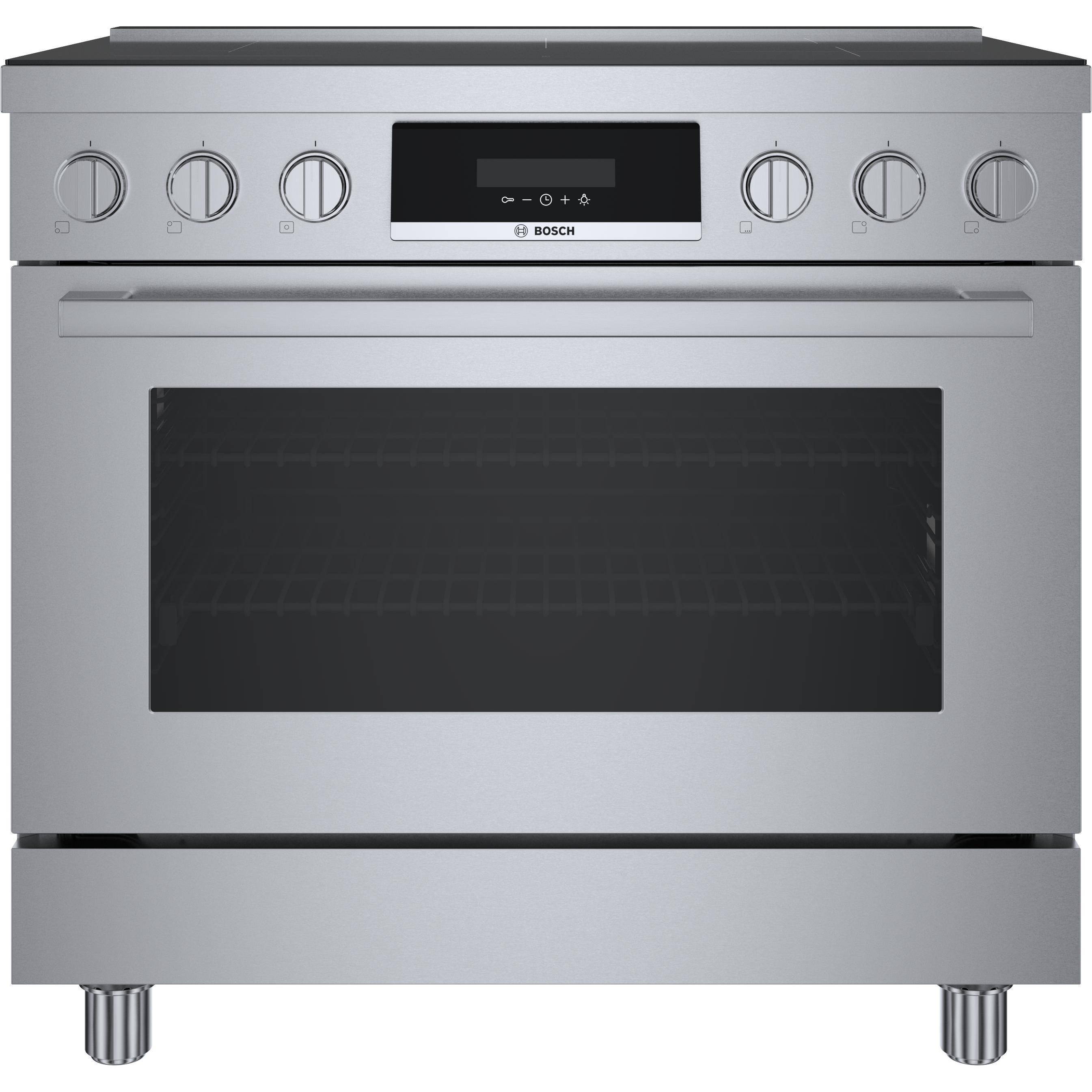  Bosch 36-inch Freestanding Induction Range with CombiZone HIS8655C/01 IMAGE 1